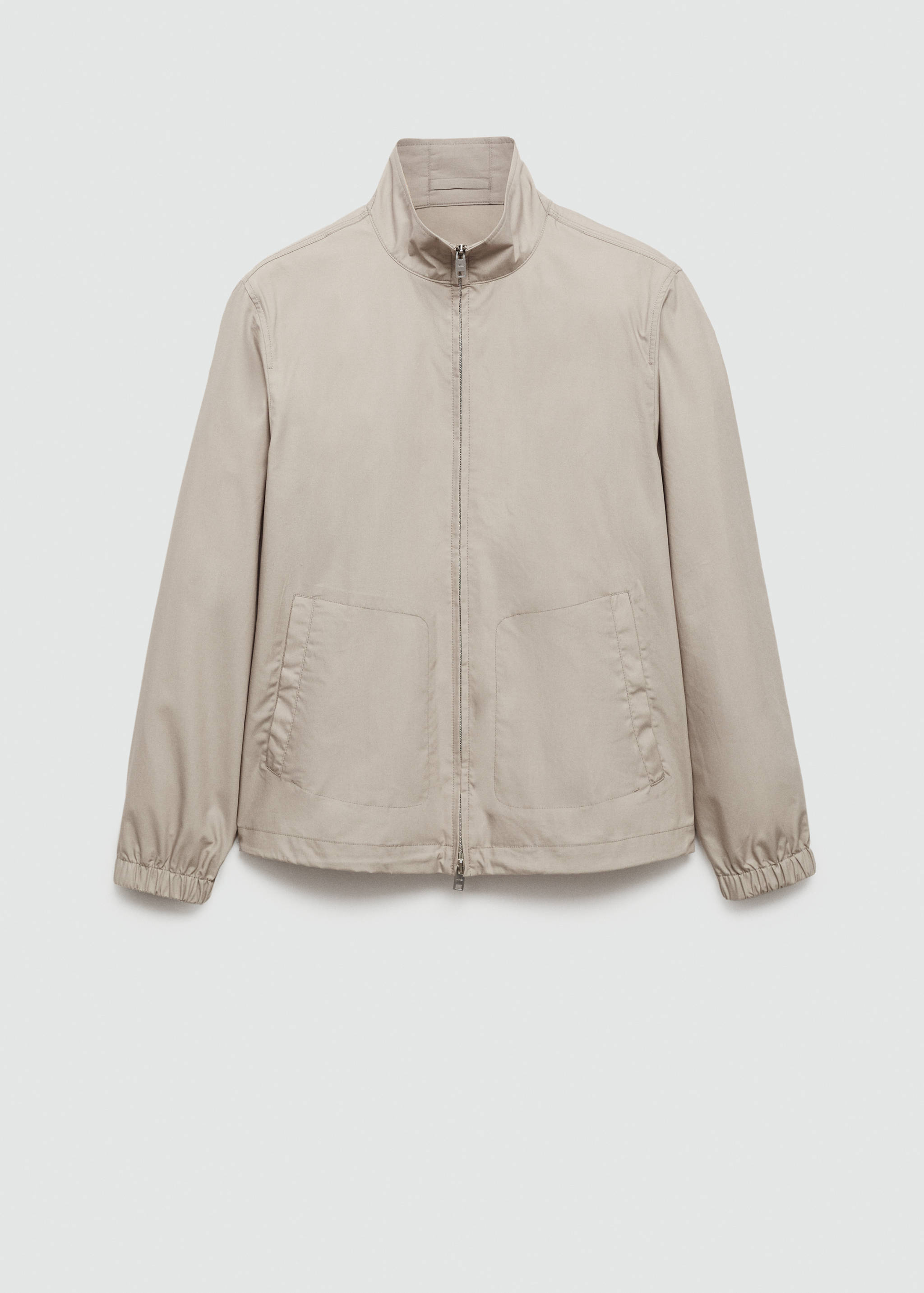 Zip-up lyocell jacket - Article without model