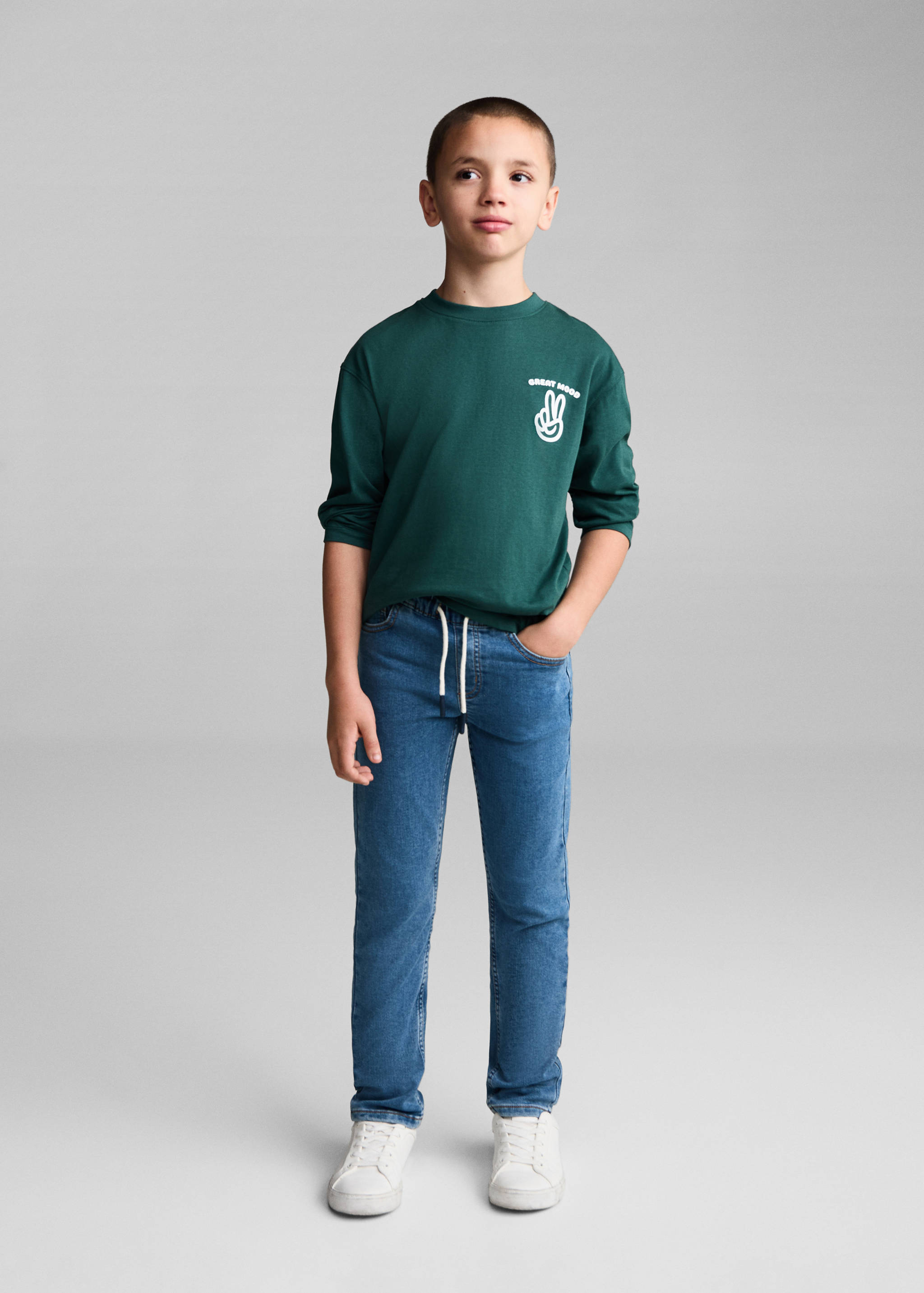 Jean taille élastique - Plan général