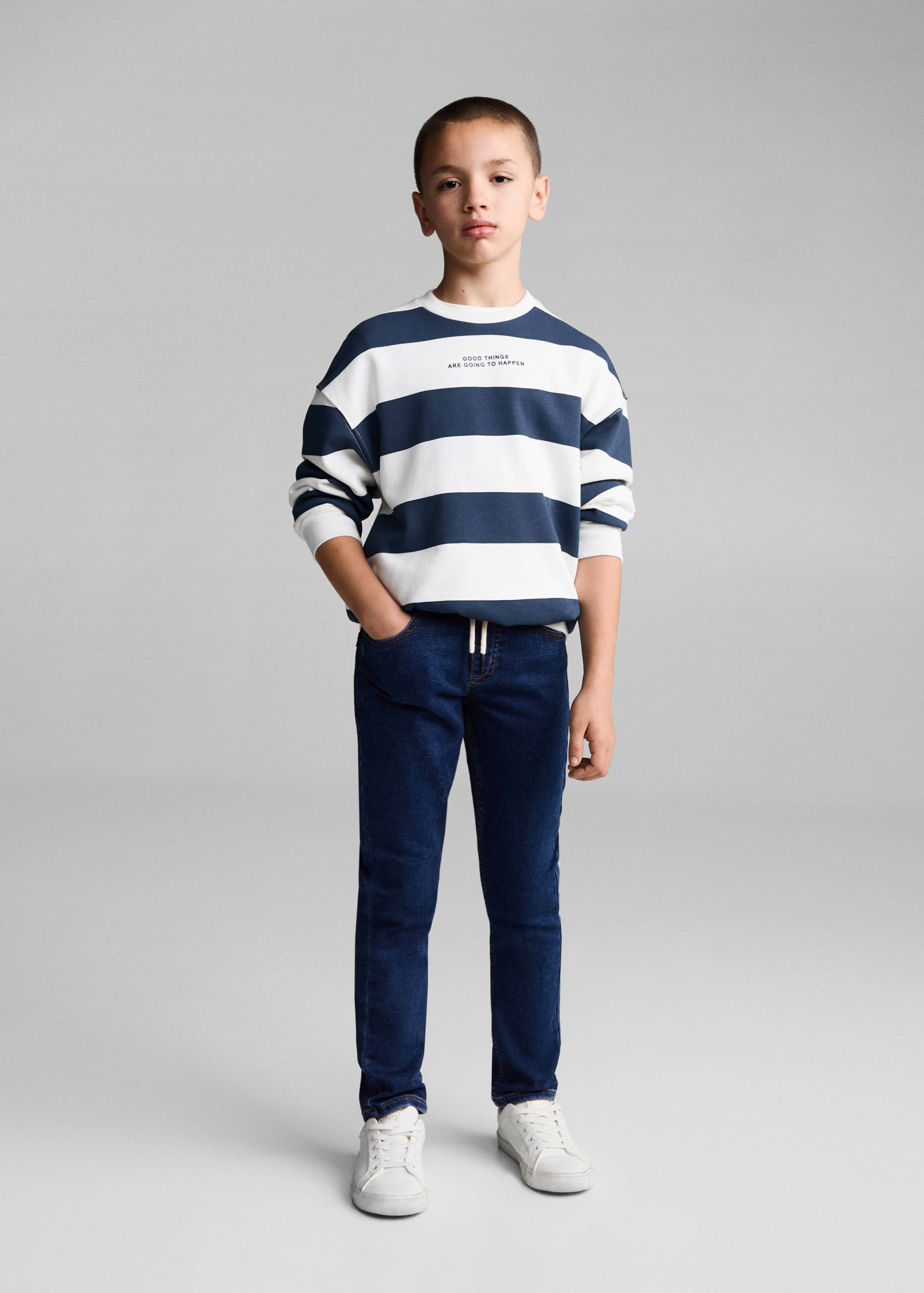 Jean taille élastique - Plan général