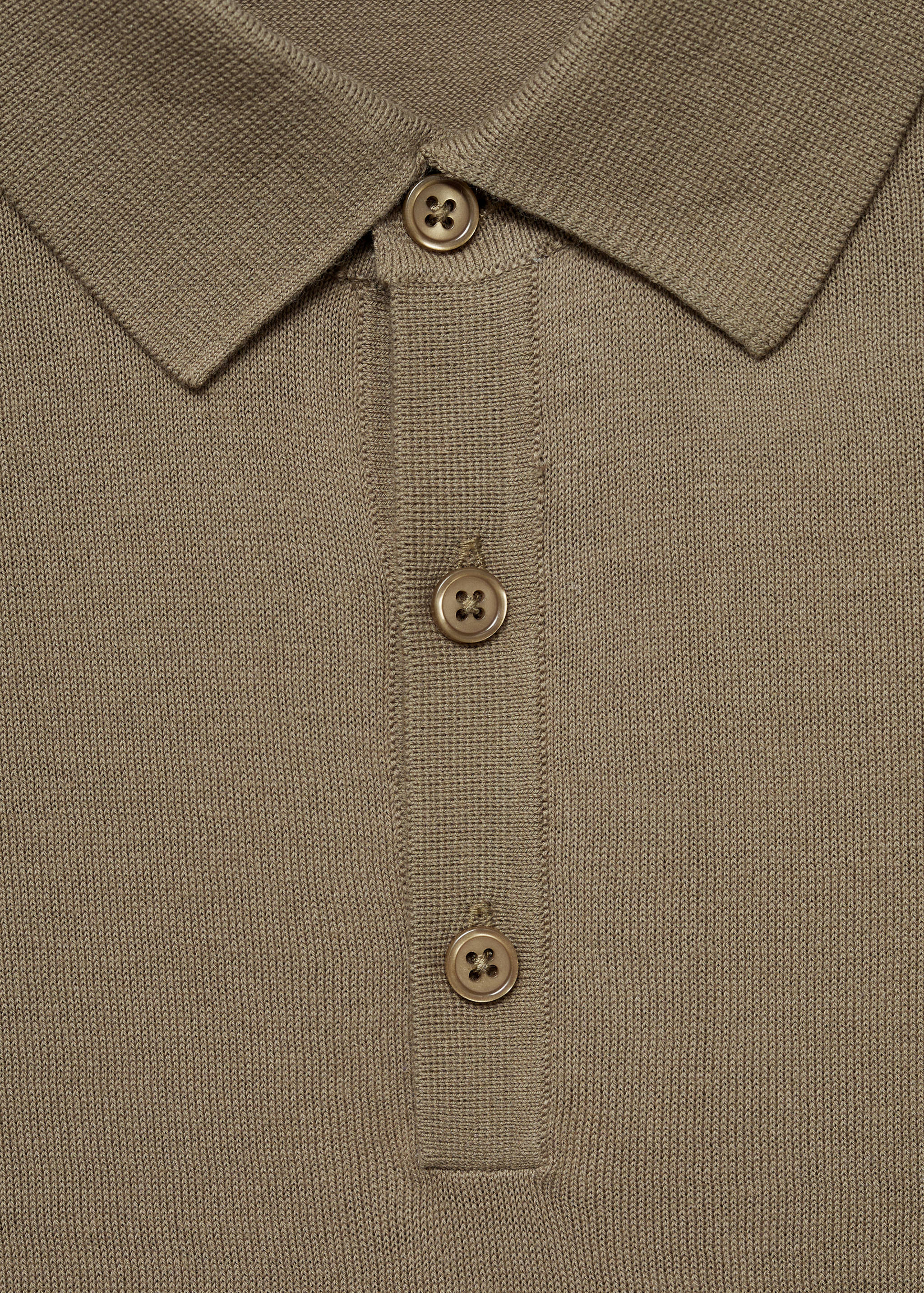 100% cotton knitted polo shirt - Details of the article 8
