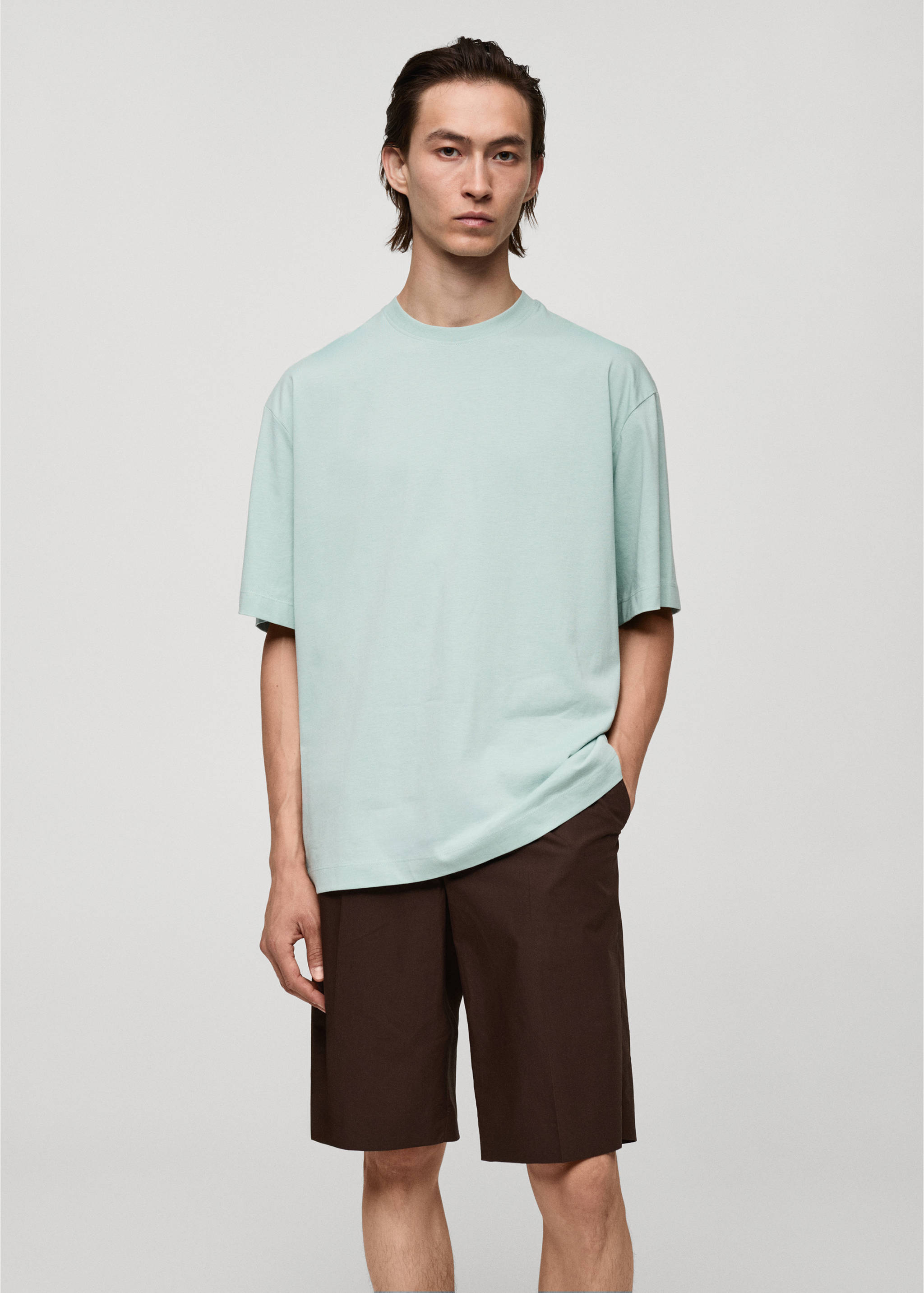 100% cotton oversized t-shirt - Medium plane