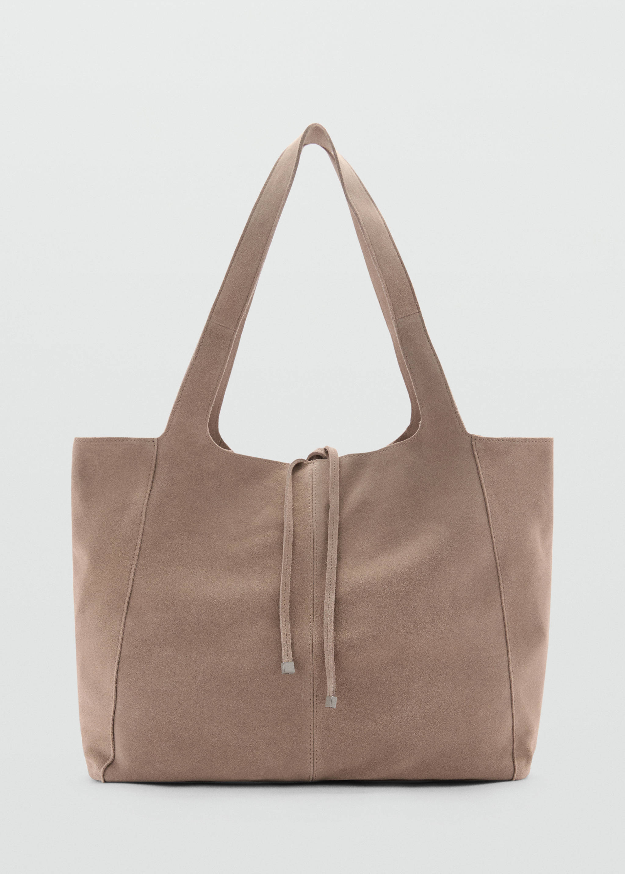 Leather shopper bag - Article without model