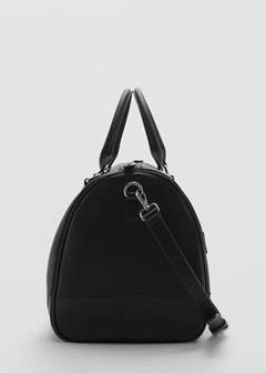 Patent faux-leather bowling bag — Black 3