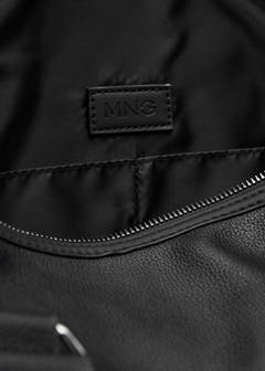 Patent faux-leather bowling bag — Black 14