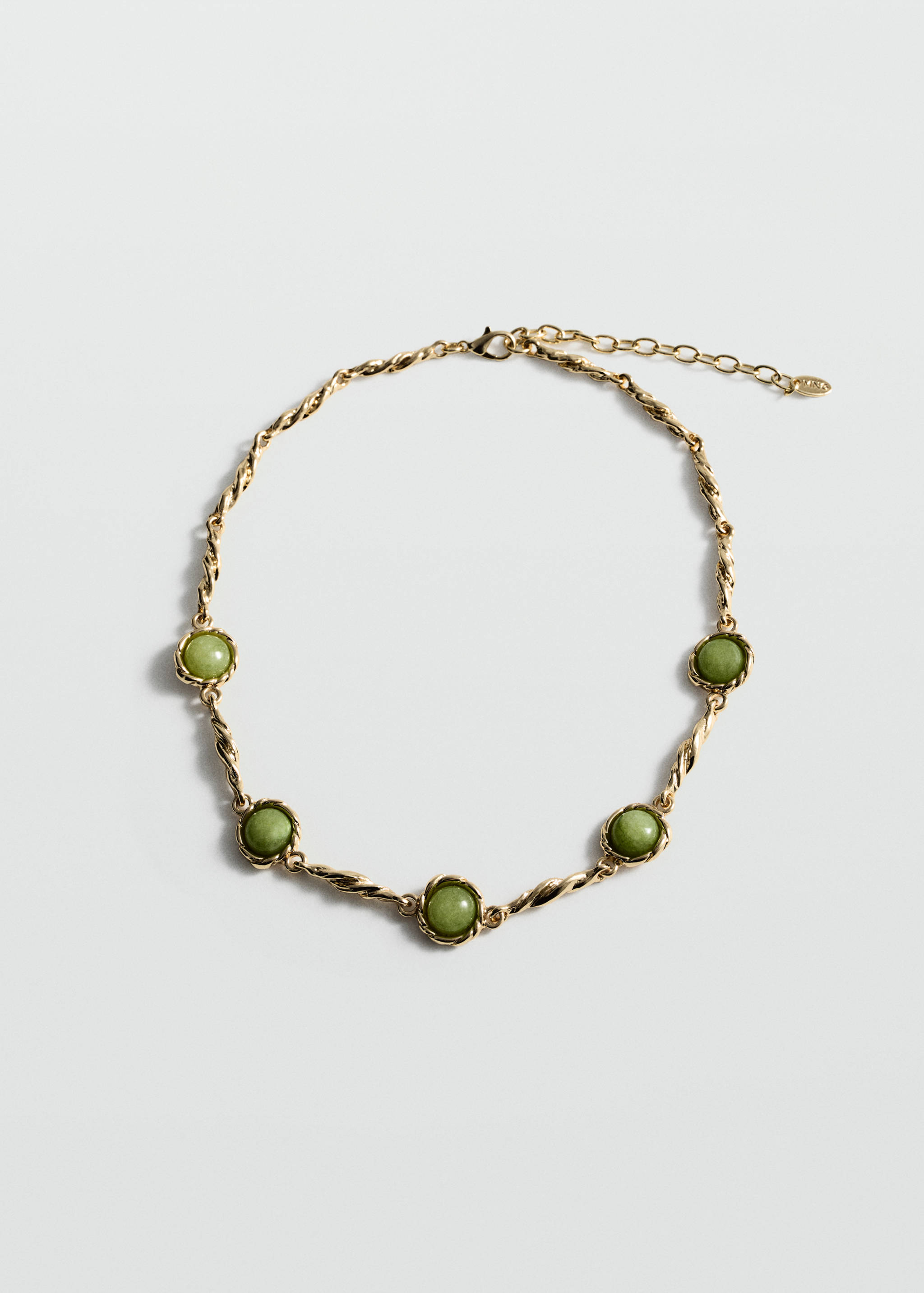 Stone chain necklace - Article without model