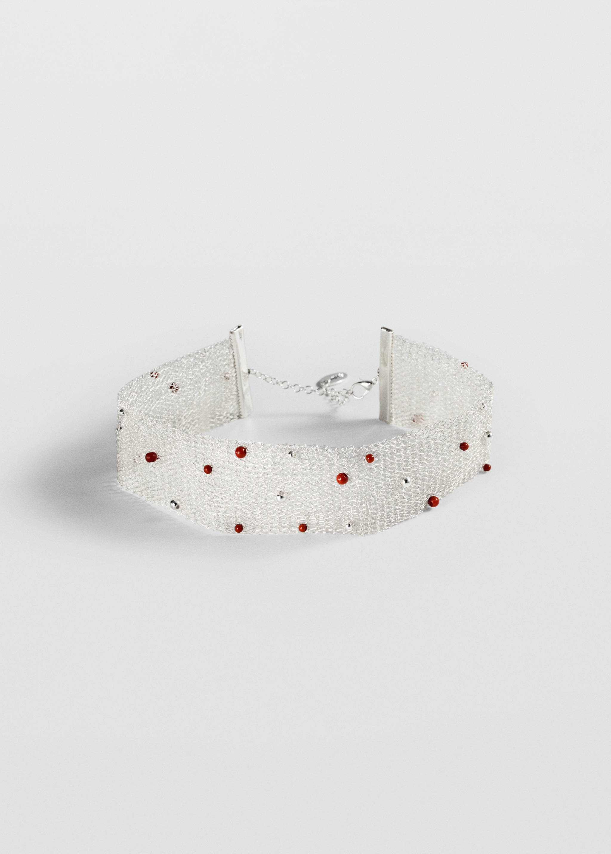 Choker with mesh beads - Article without model