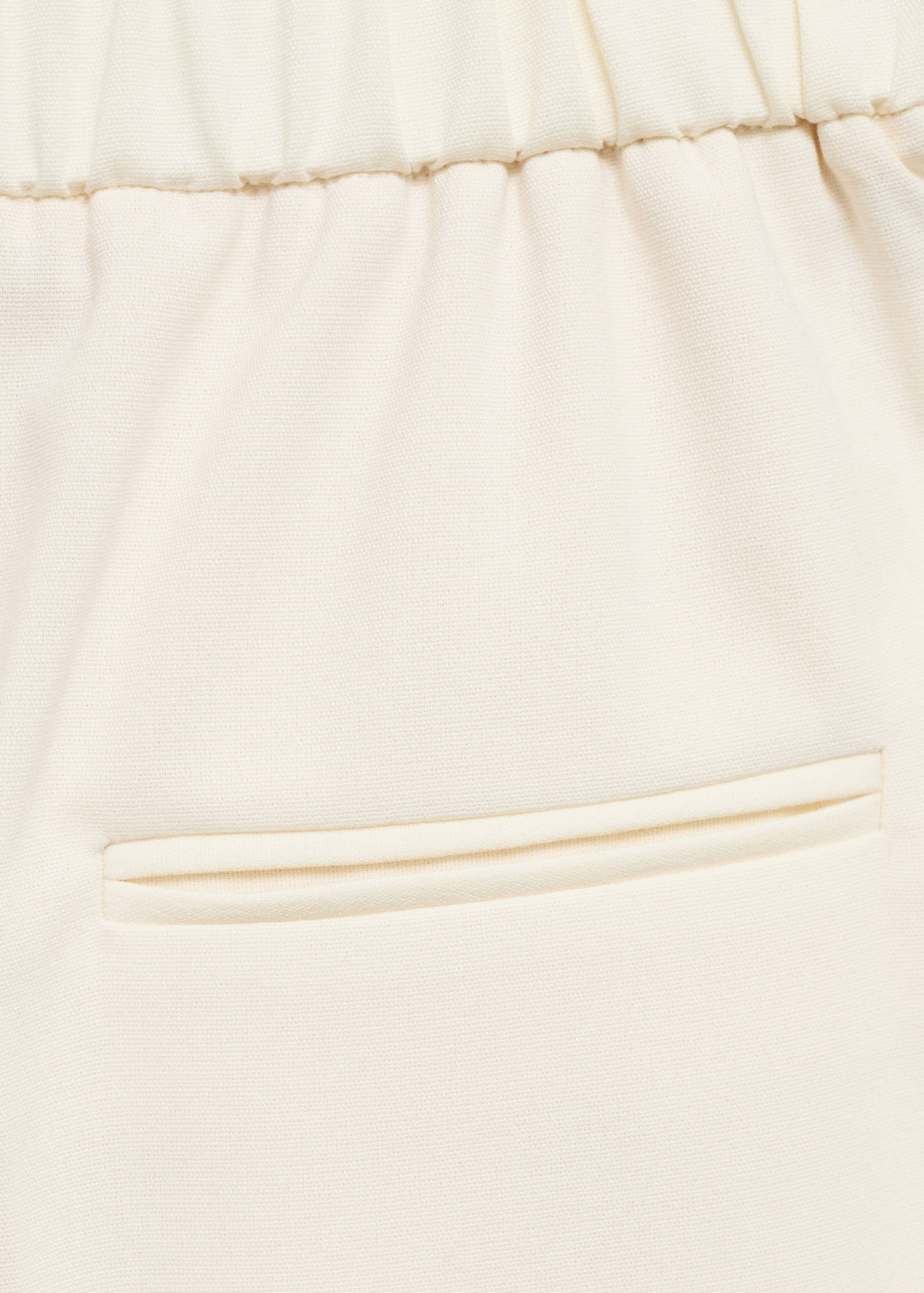 Pleated culottes trousers - Details of the article 0