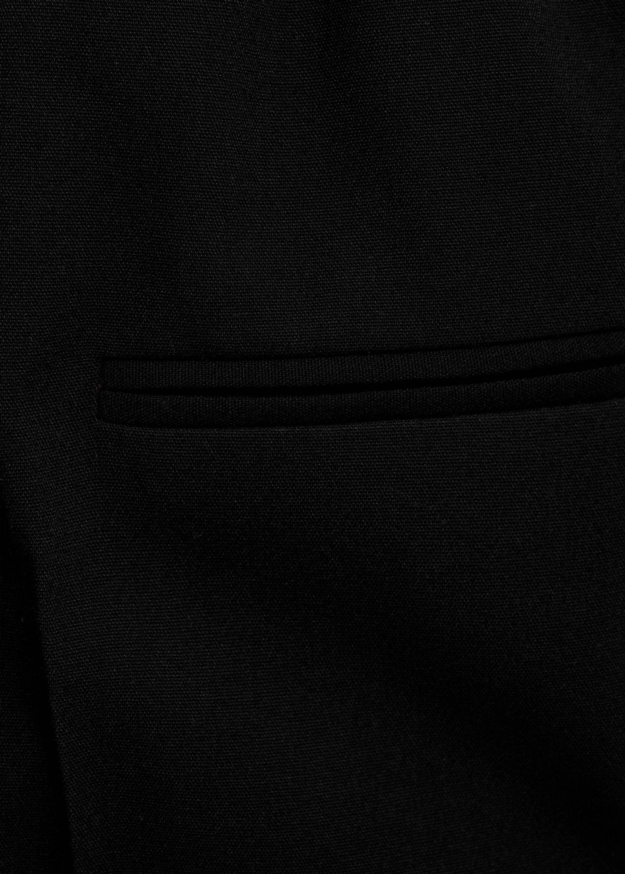 Pleated culottes trousers - Details of the article 0