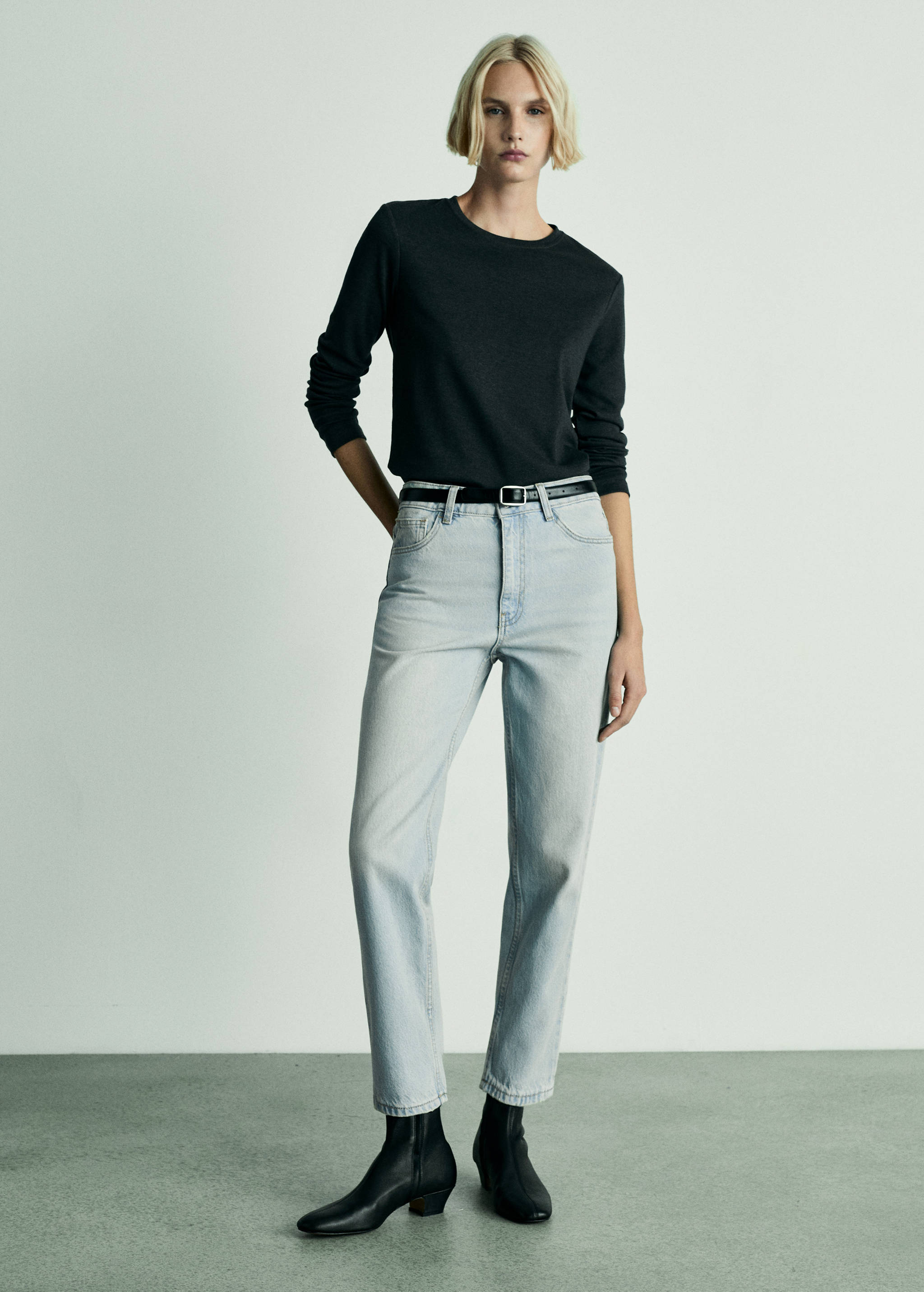 Jeans Mom2000 mom tiro alto - Plano general