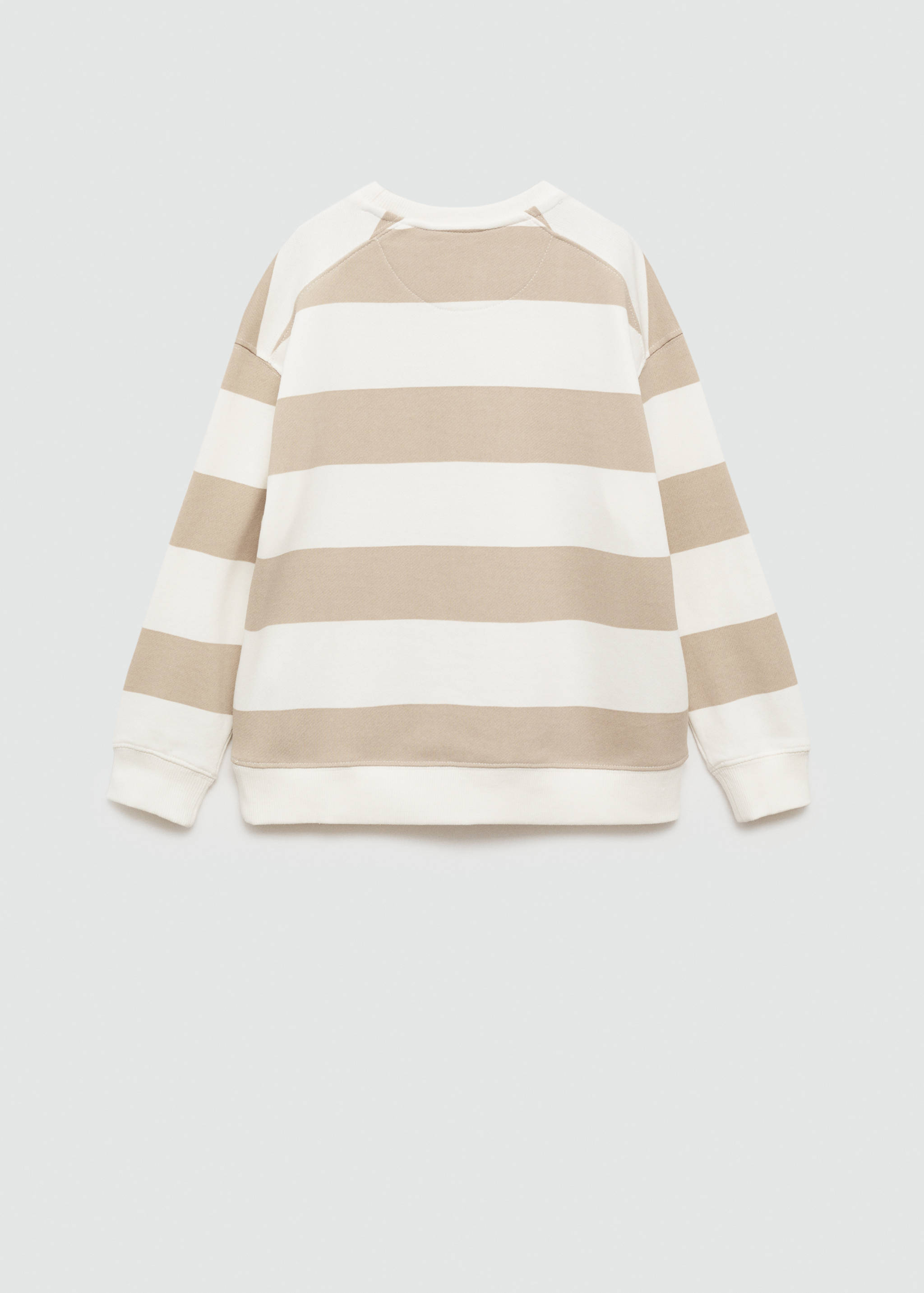 Striped cotton-blend sweatshirt - Reverse of the article