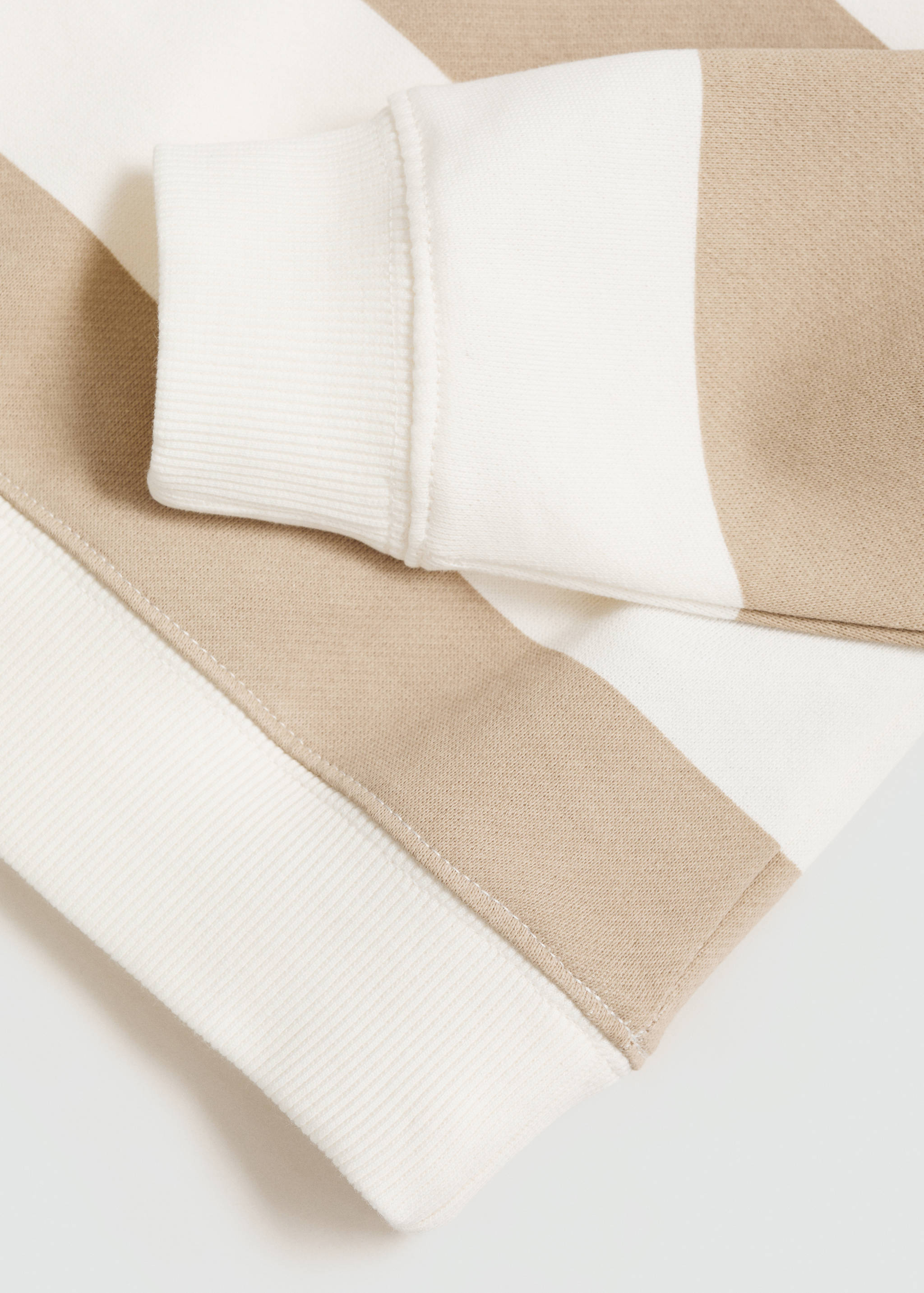 Striped cotton-blend sweatshirt - Details of the article 0