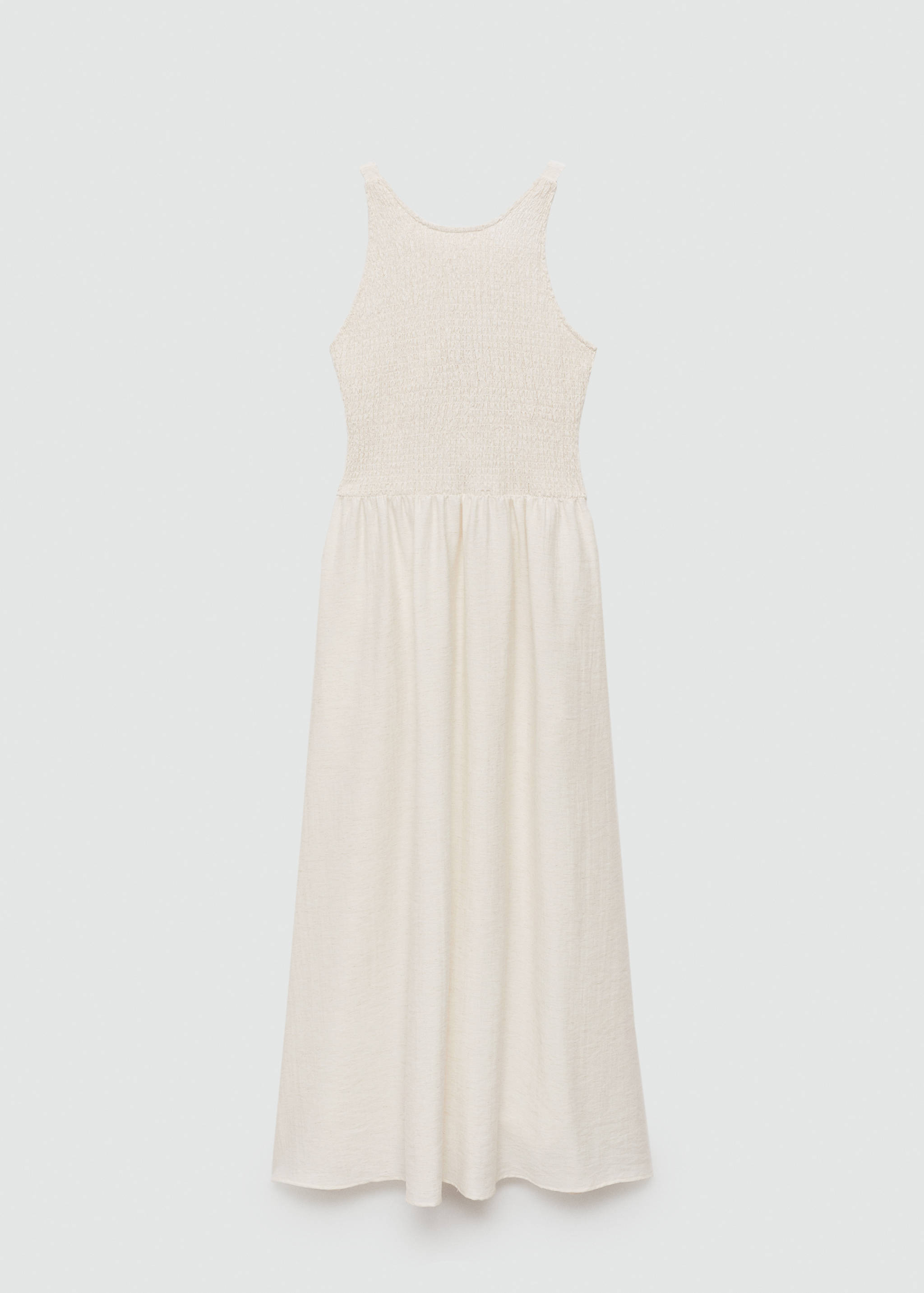 Flared dress with ruffled hem - Article without model