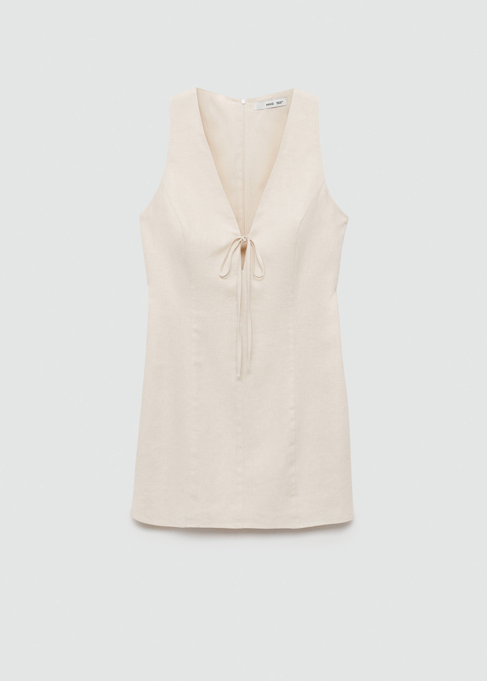 Short linen dress - Article without model