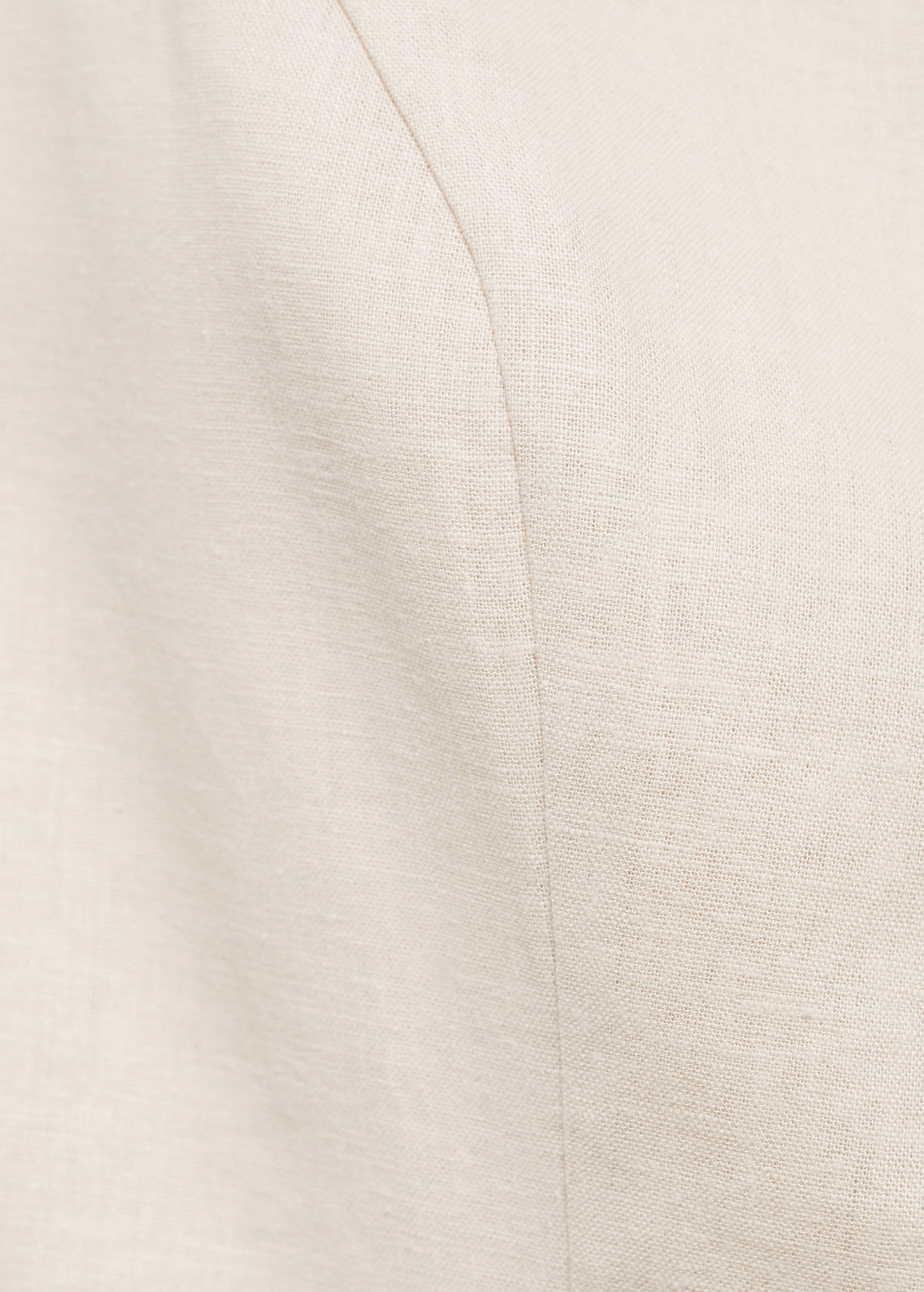 Short linen dress - Details of the article 0