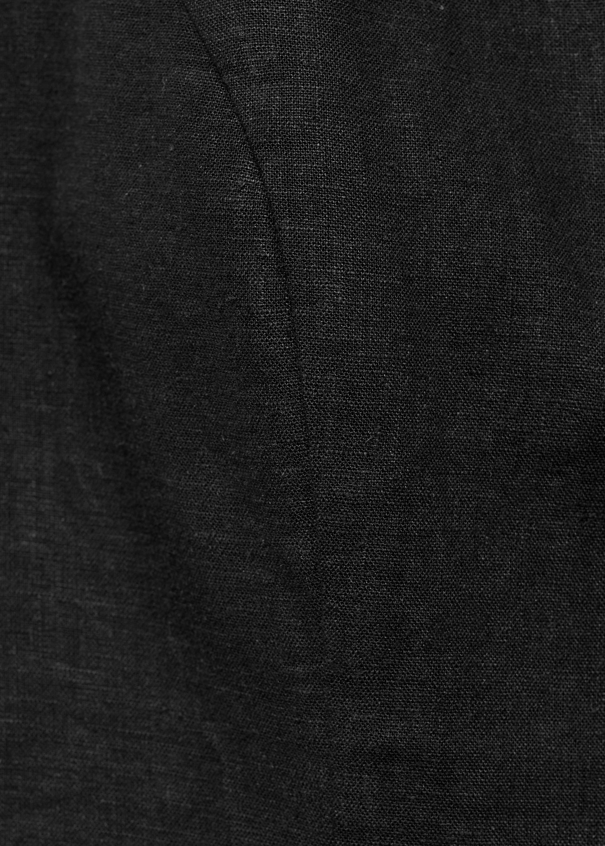 Short linen dress - Details of the article 0