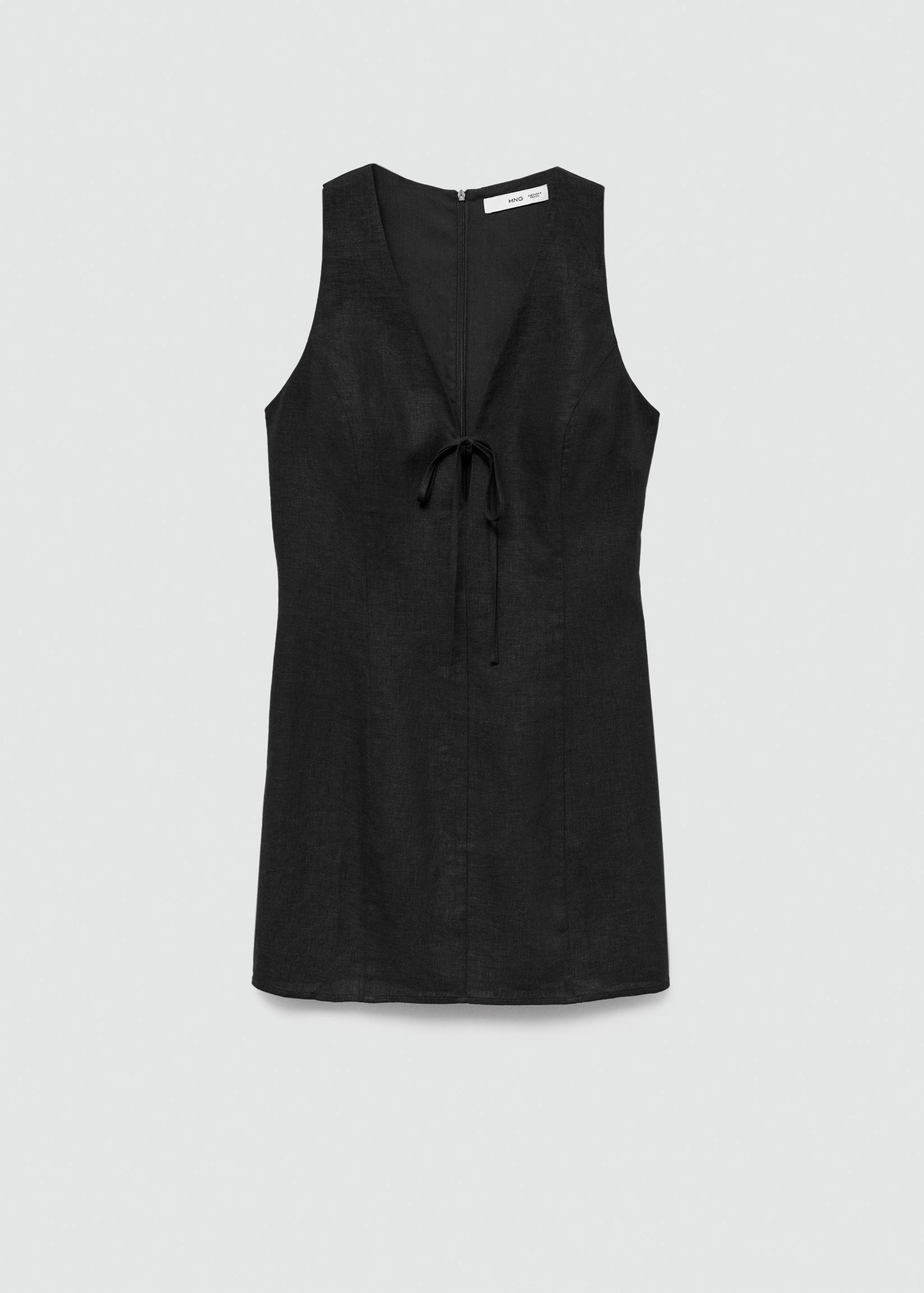 Short linen dress - Article without model
