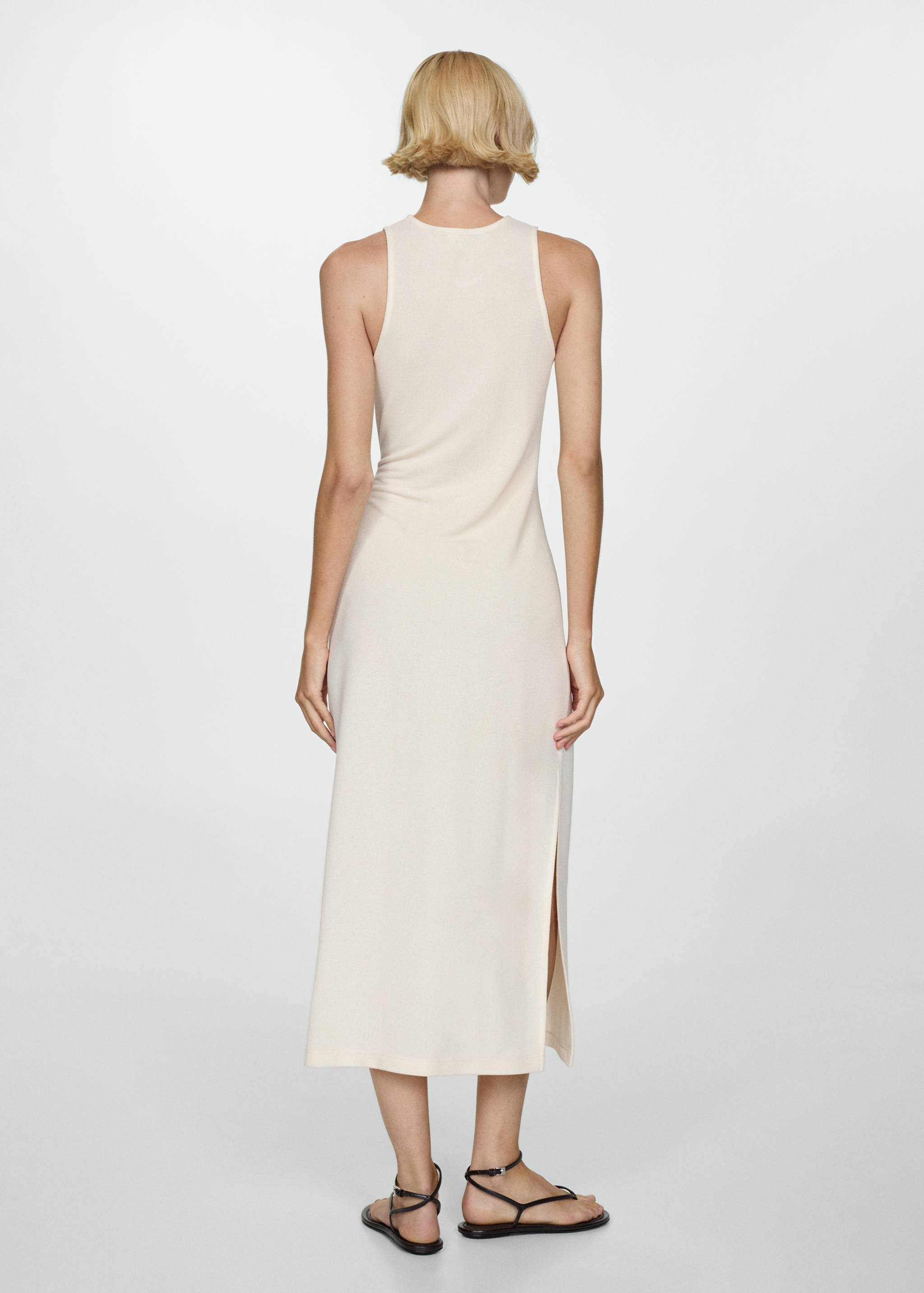 Bow knitted dress - Reverse of the article