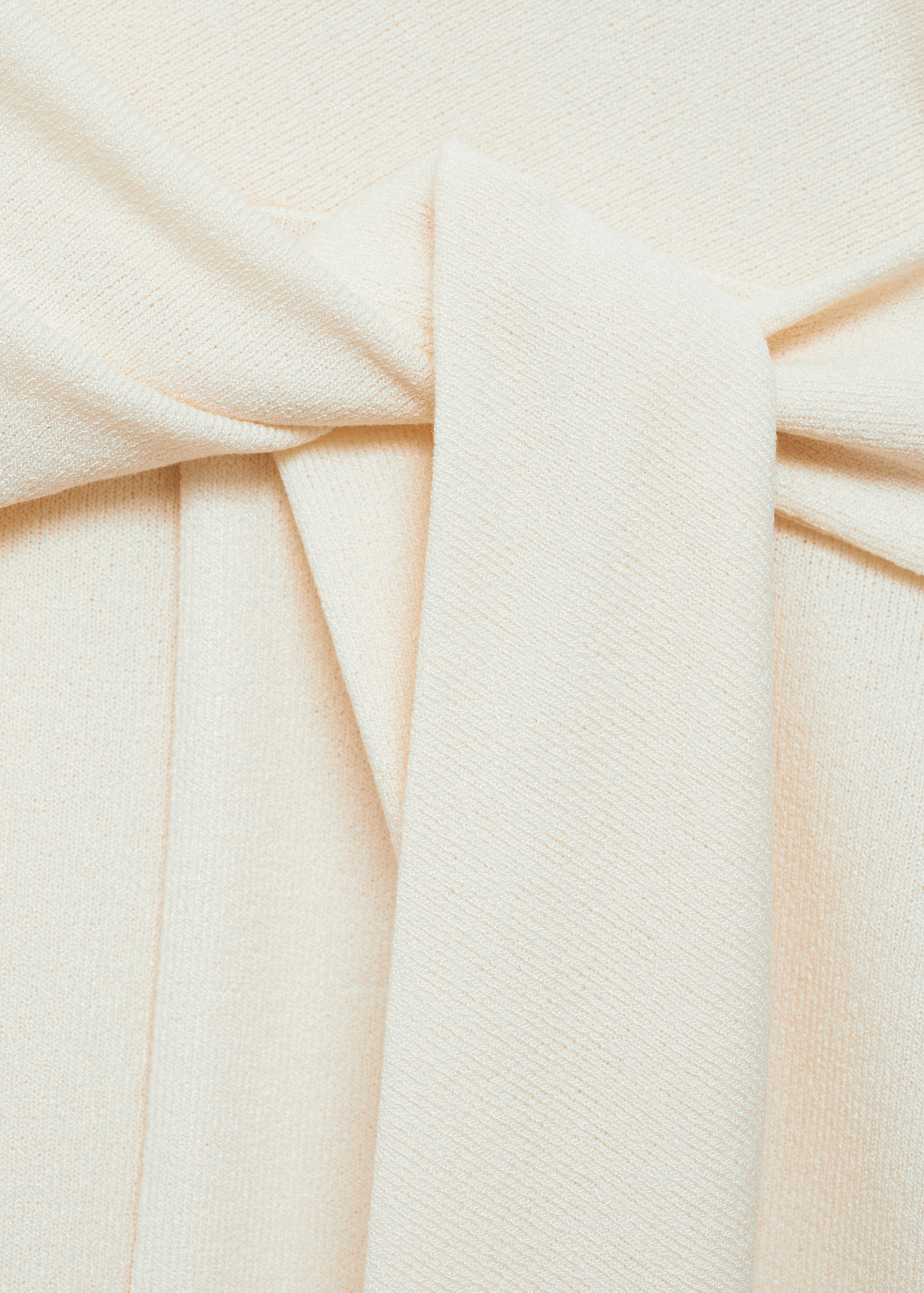 Bow knitted dress - Details of the article 8