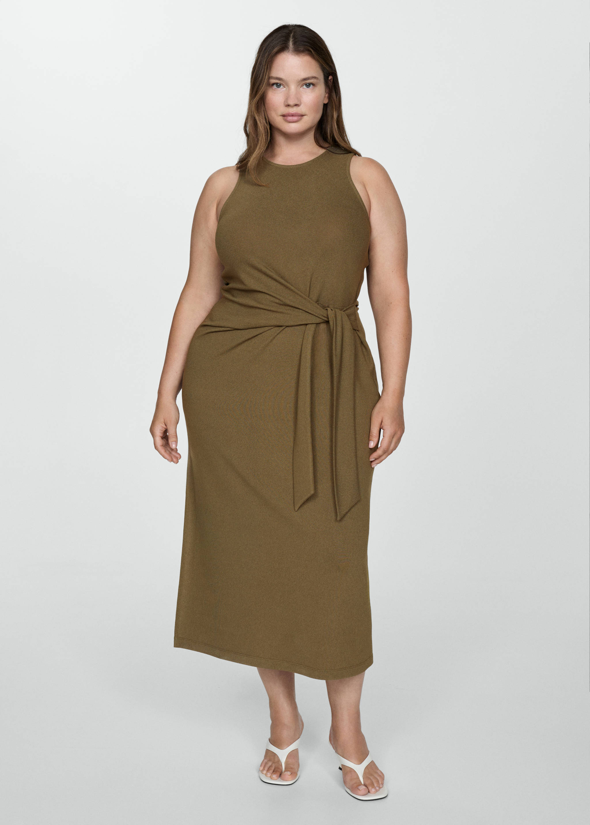 Bow knitted dress - Details of the article 3