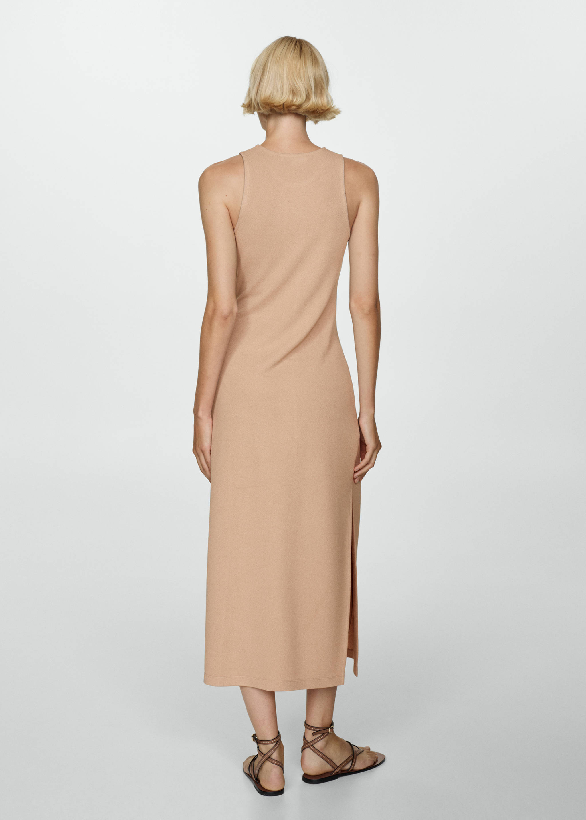 Bow knitted dress - Reverse of the article