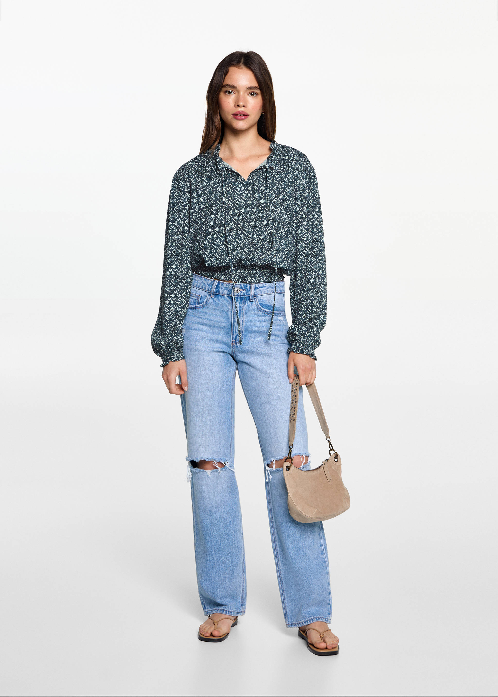 Blouse imprimée - Plan général