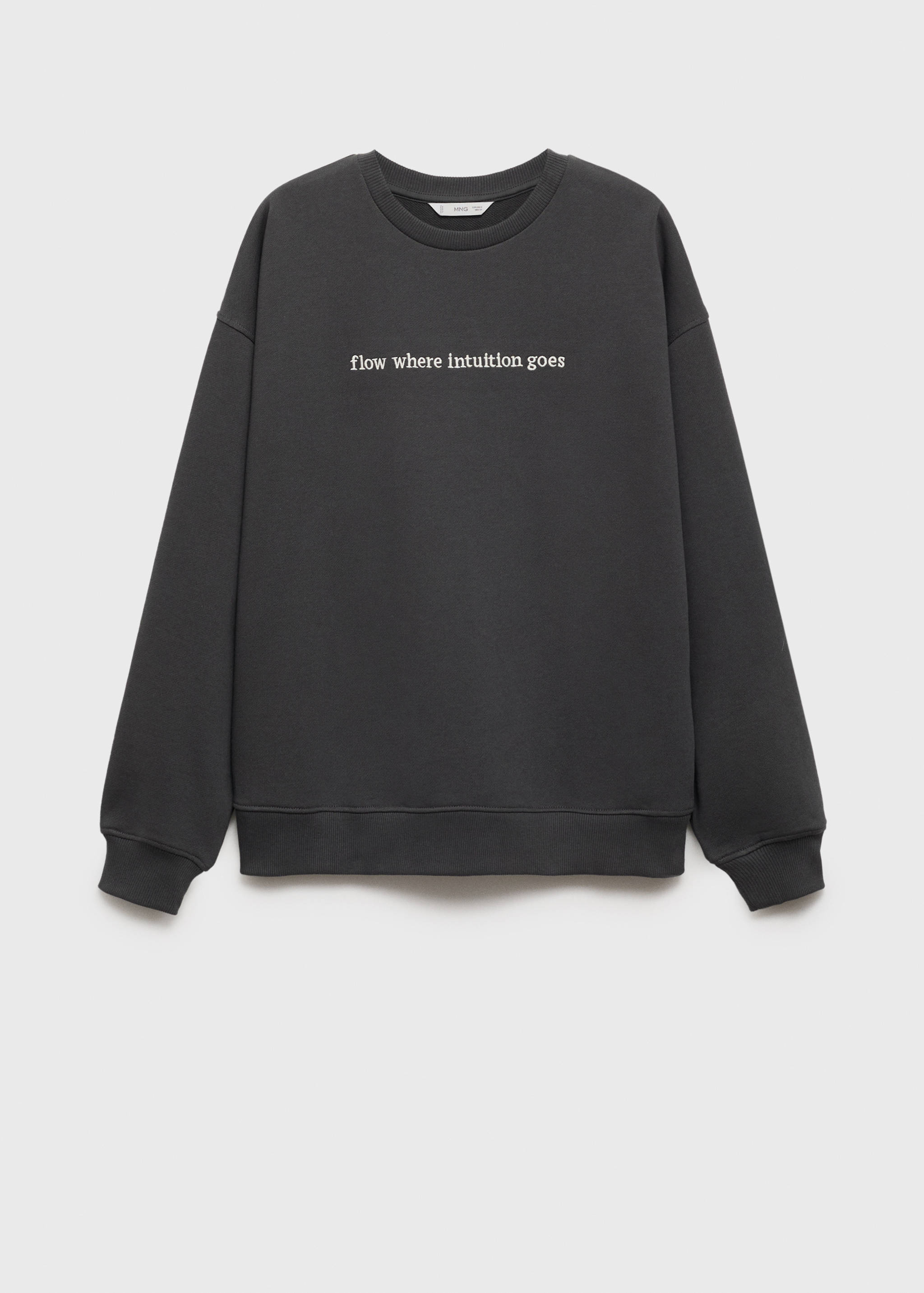 Sudadera algodón detalle bordado - Artículo sin modelo