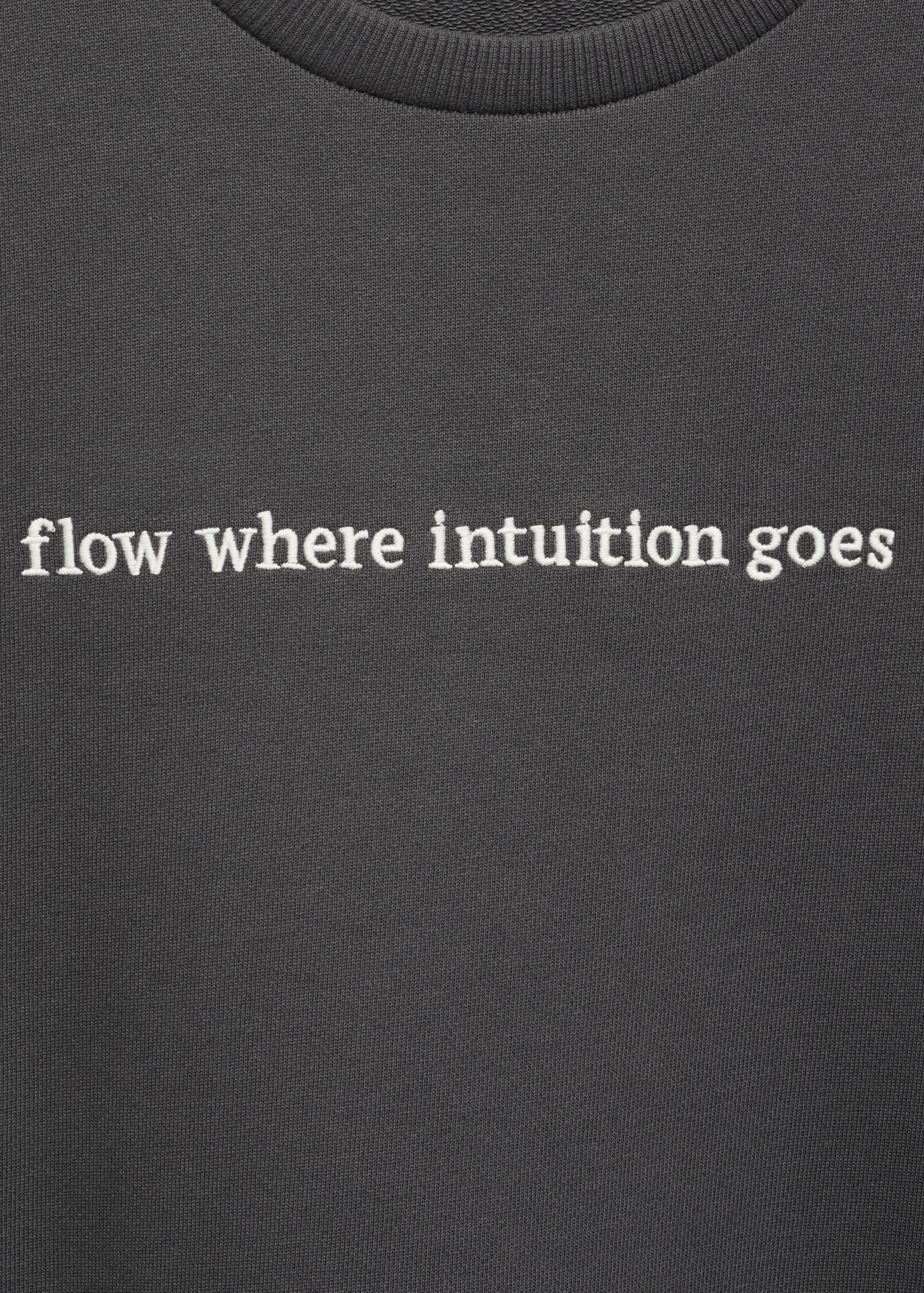 Sudadera algodón detalle bordado - Detalle del artículo 8