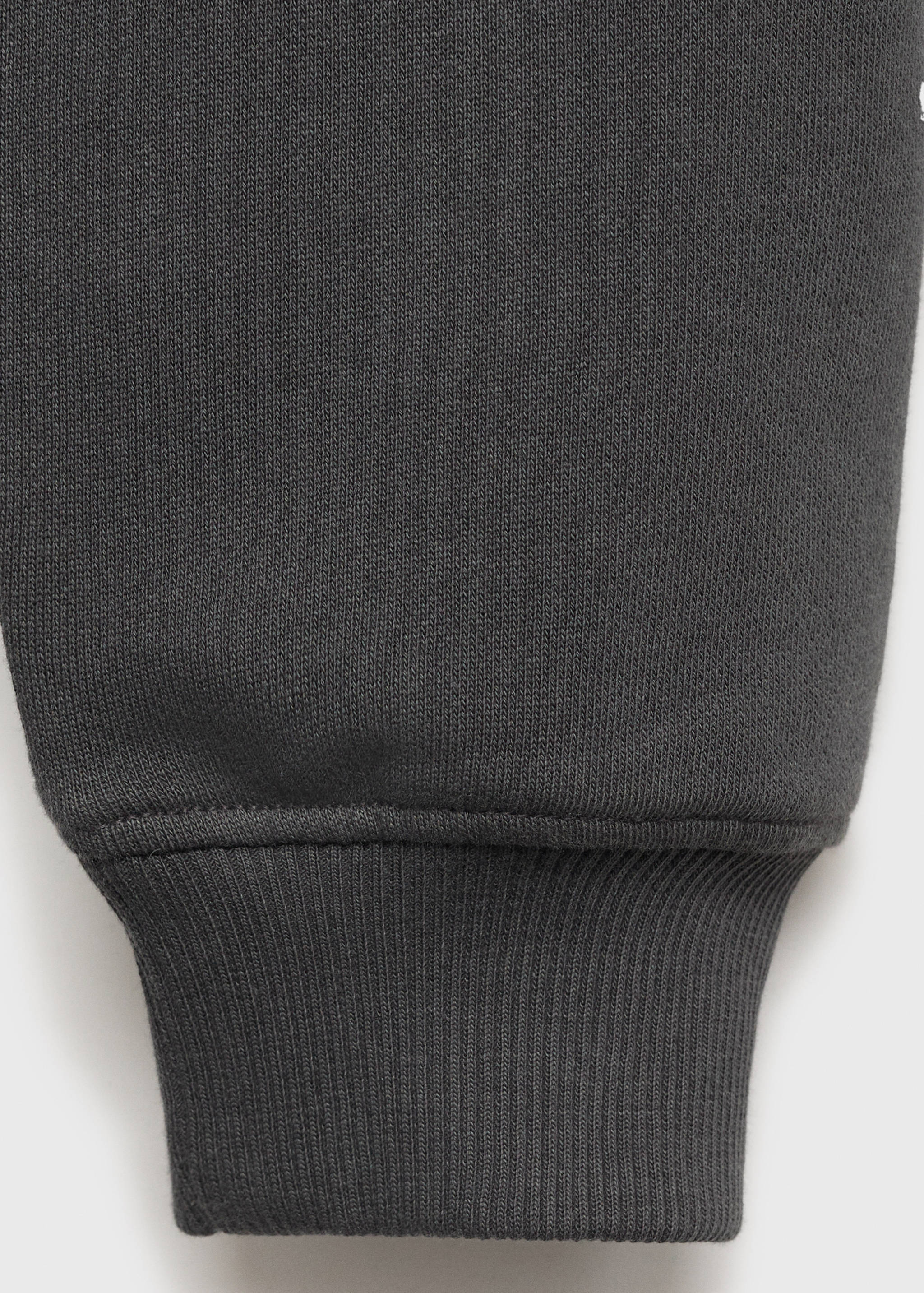 Sudadera algodón detalle bordado - Detalle del artículo 0