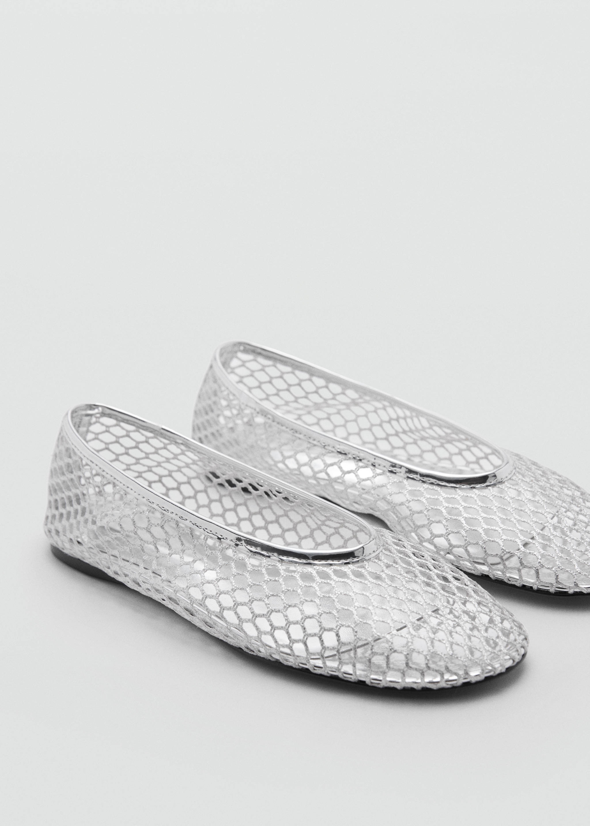 Metallic mesh shoes - Medium plane