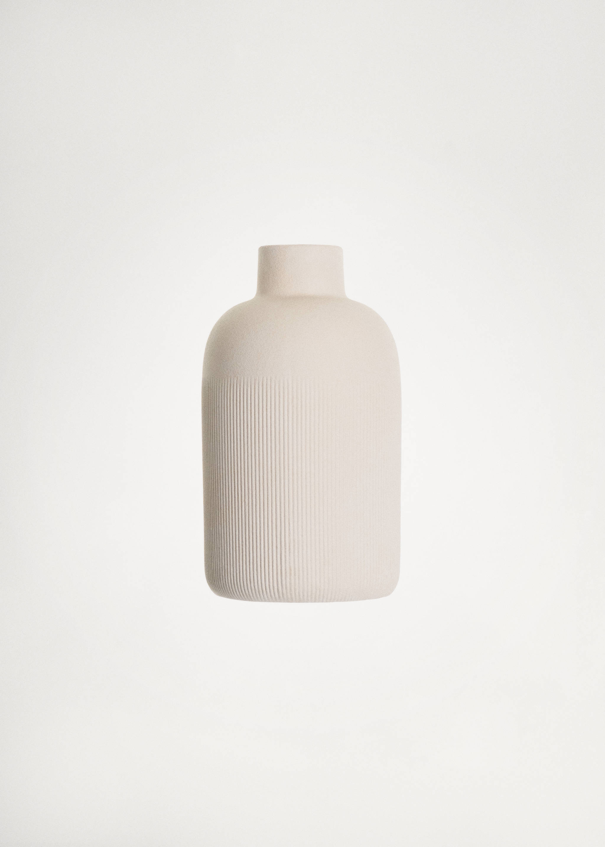 Stoneware vase with stripe relief - Details of the article 9