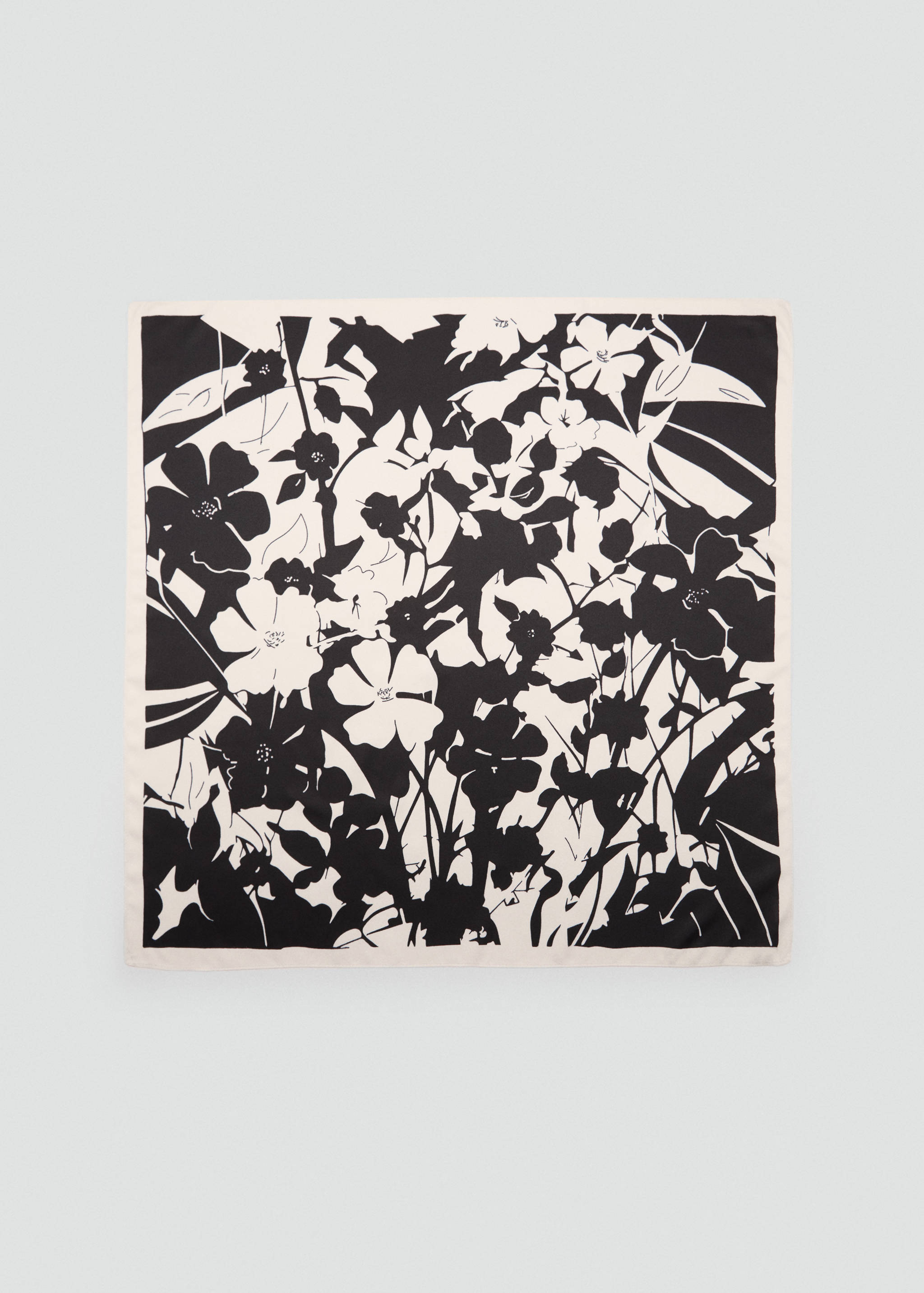 Floral print scarf - Article without model