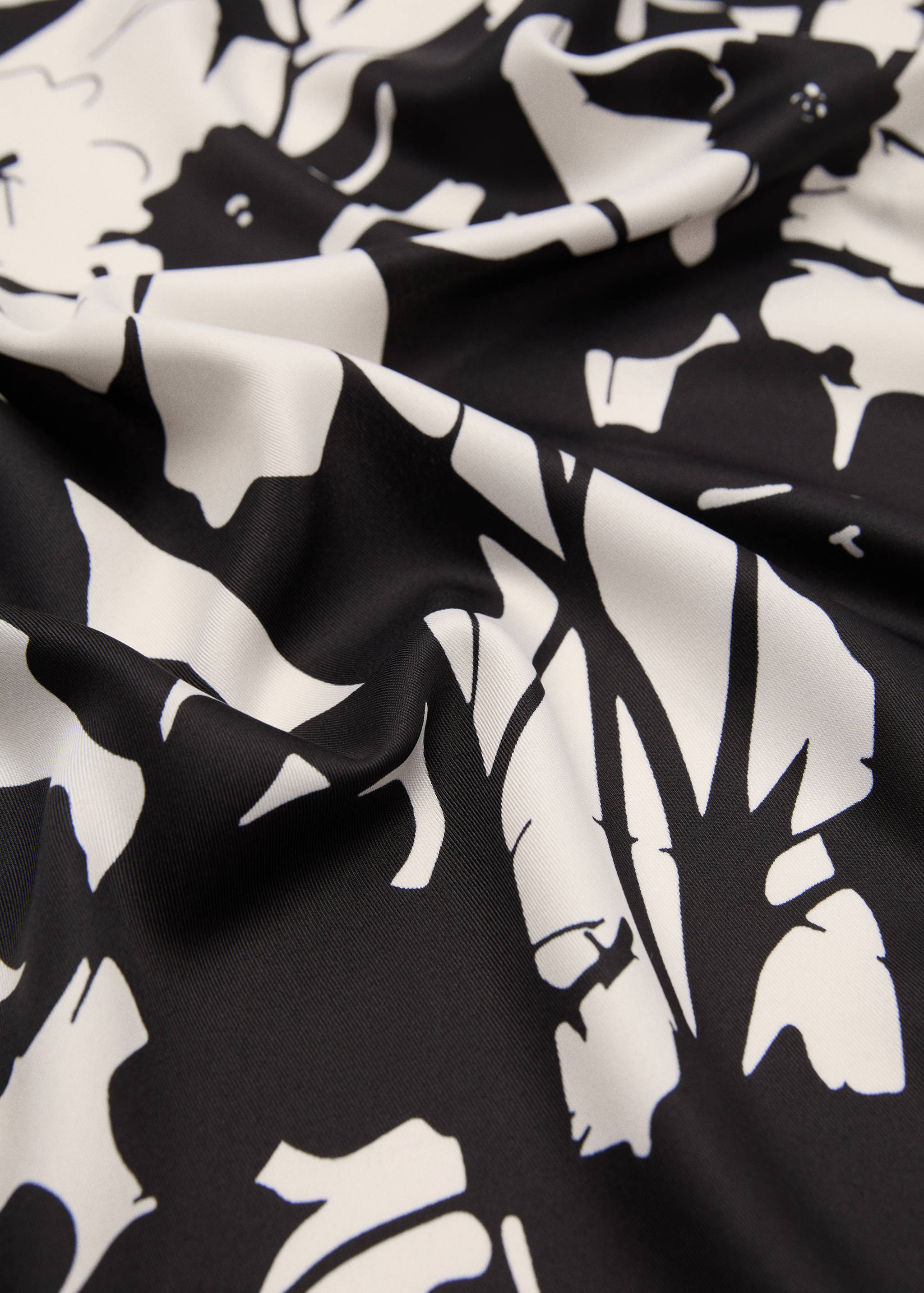 Floral print scarf - Medium plane