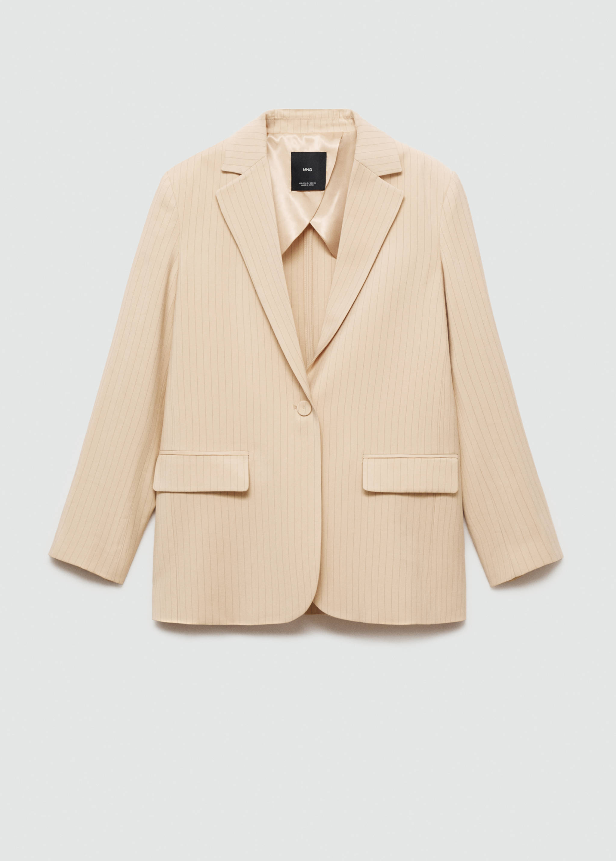 핀스트라이프 수트 재킷 - 모델 없는 상품