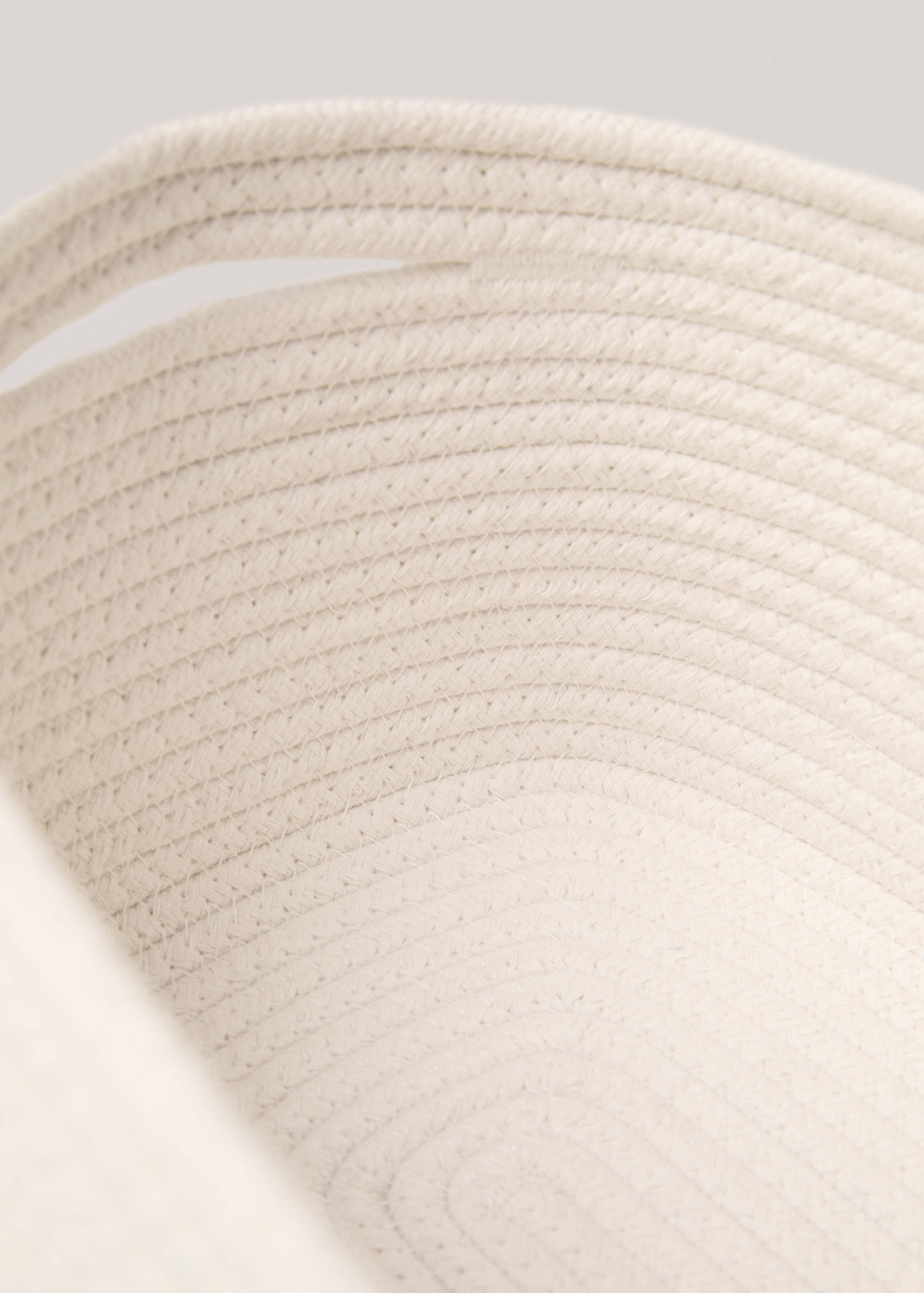 Large cotton storage basket - Details of the article 2