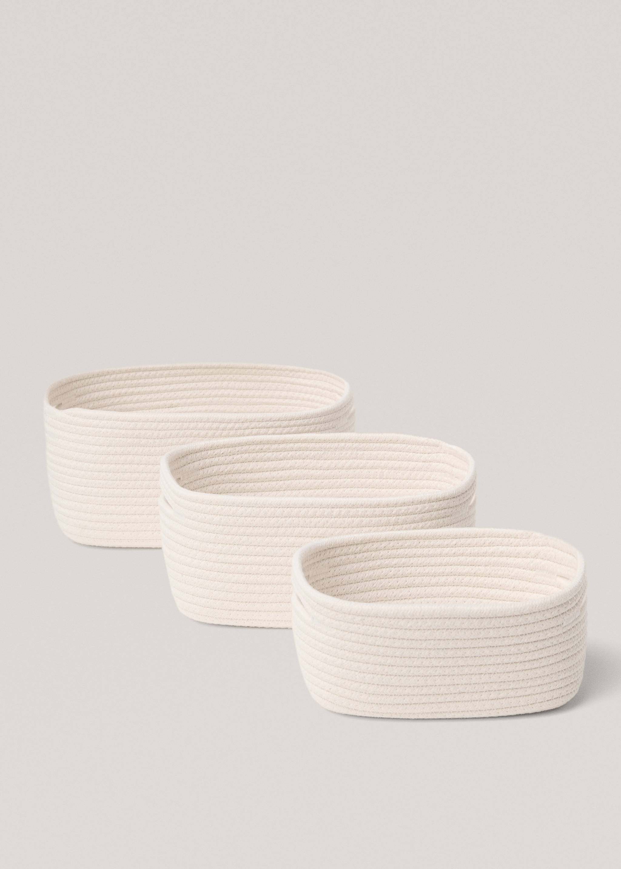 Large cotton storage basket - Details of the article 3