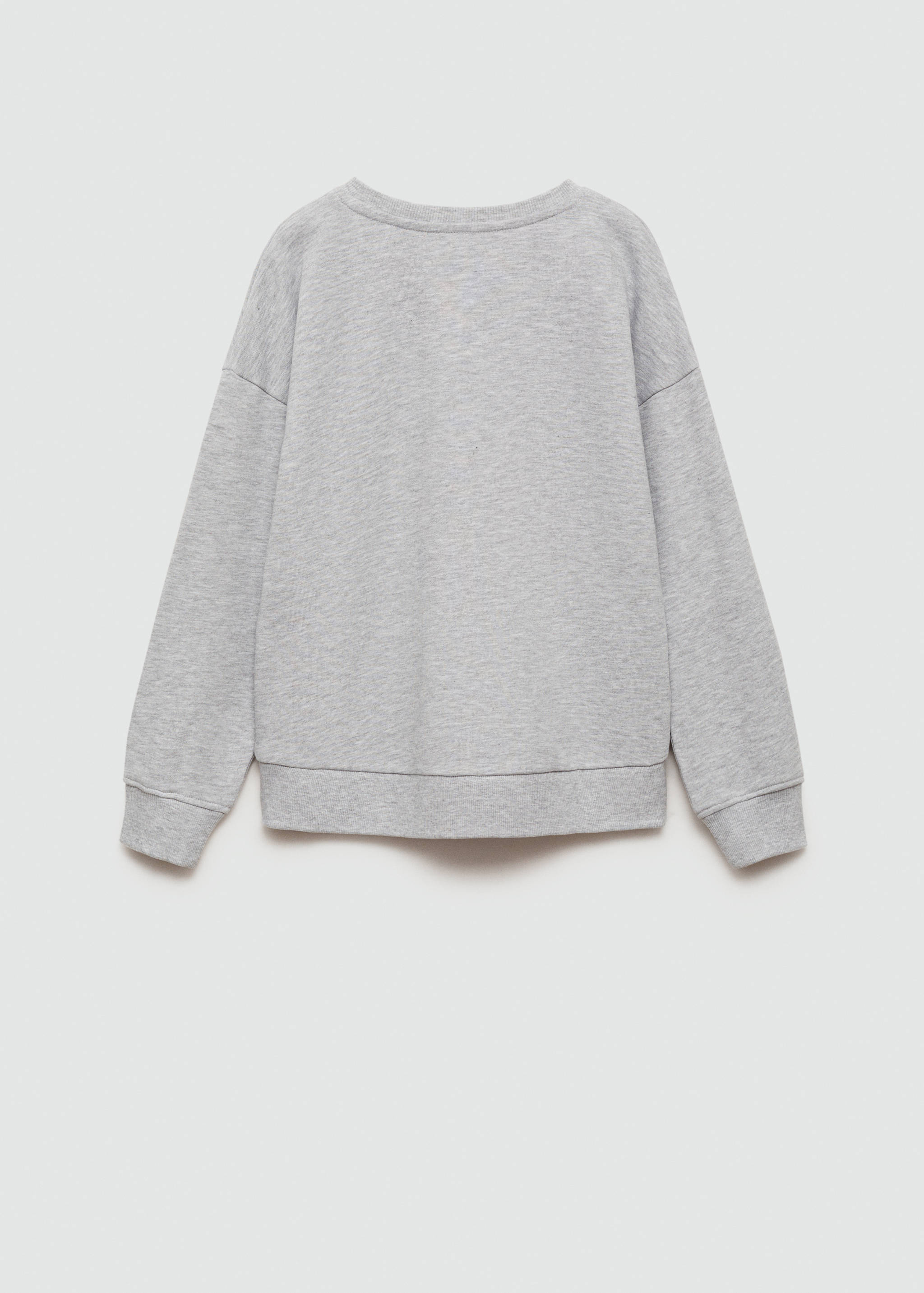 Printed cotton sweatshirt - Reverse of the article