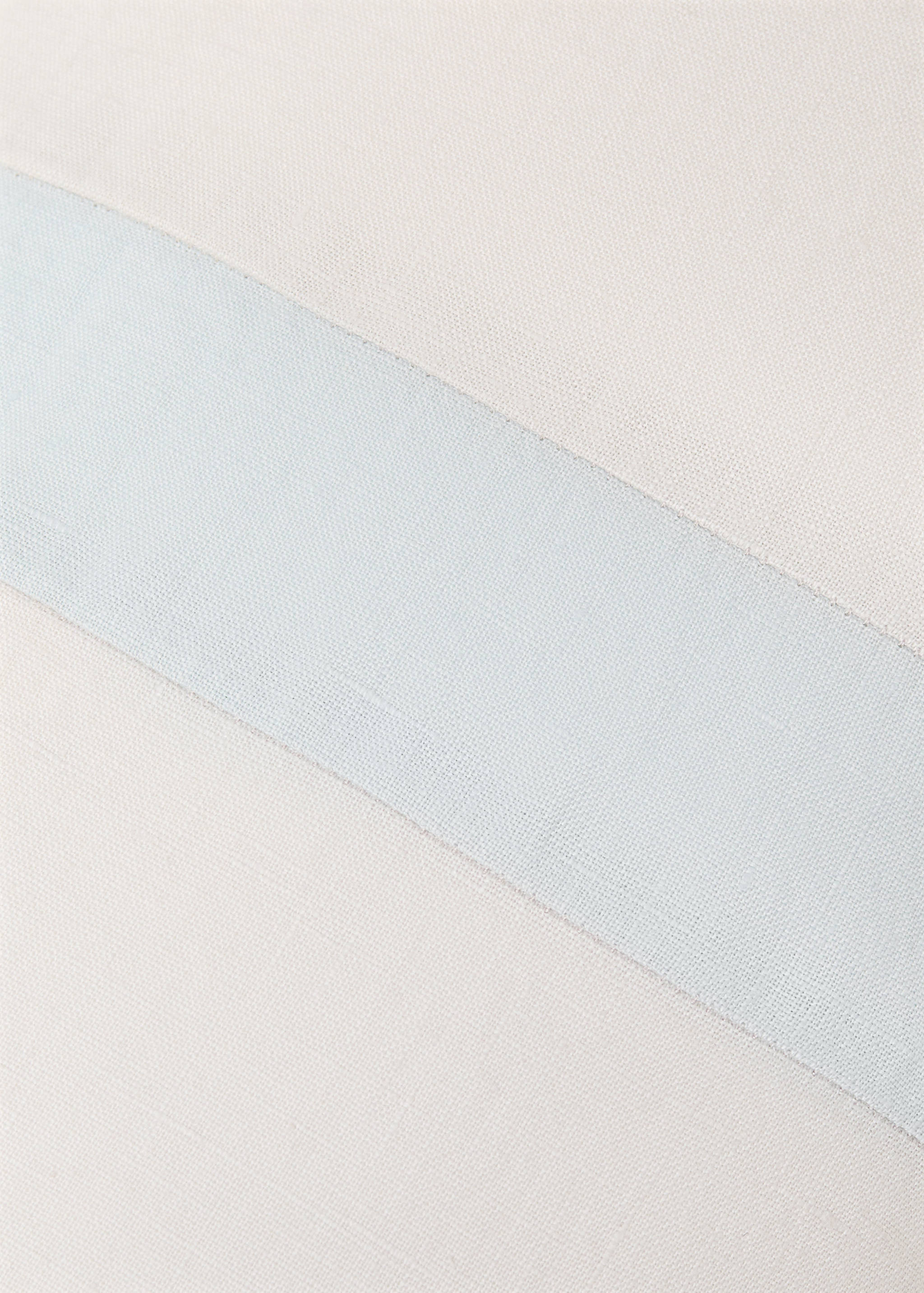 100% linen striped cushion cover 30x50cm - Details of the article 3