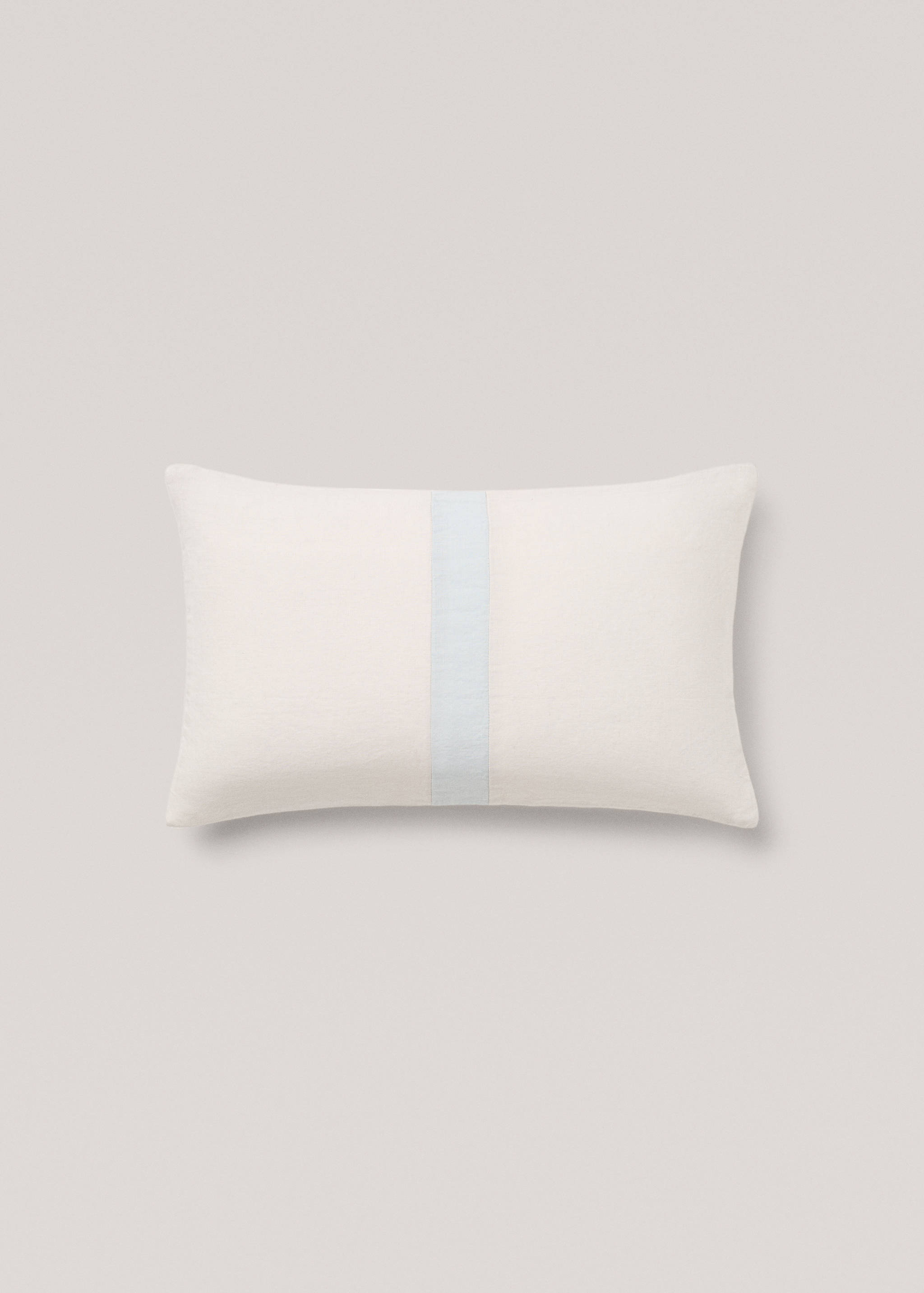 100% linen striped cushion cover 30x50cm - Article without model