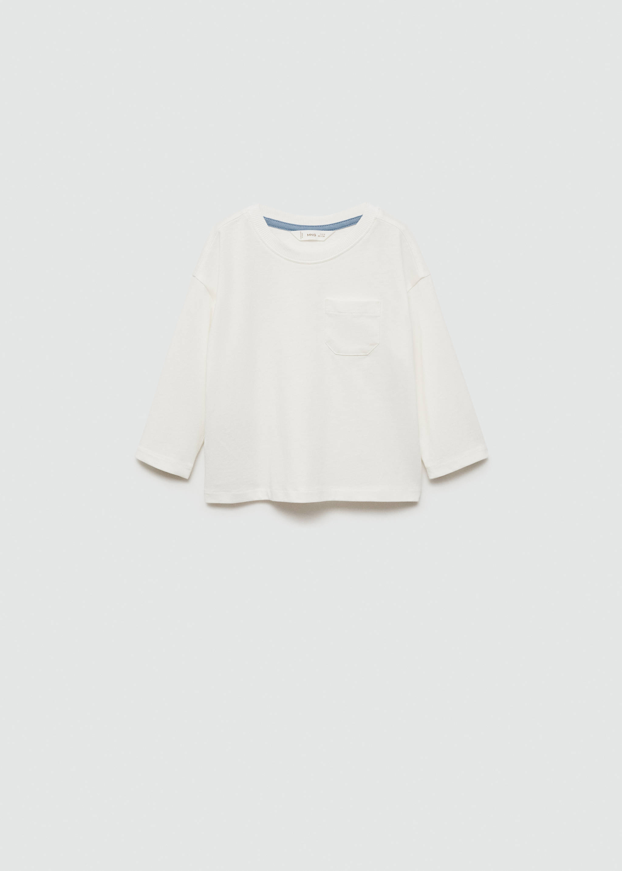 Long sleeve cotton t-shirt - Article without model