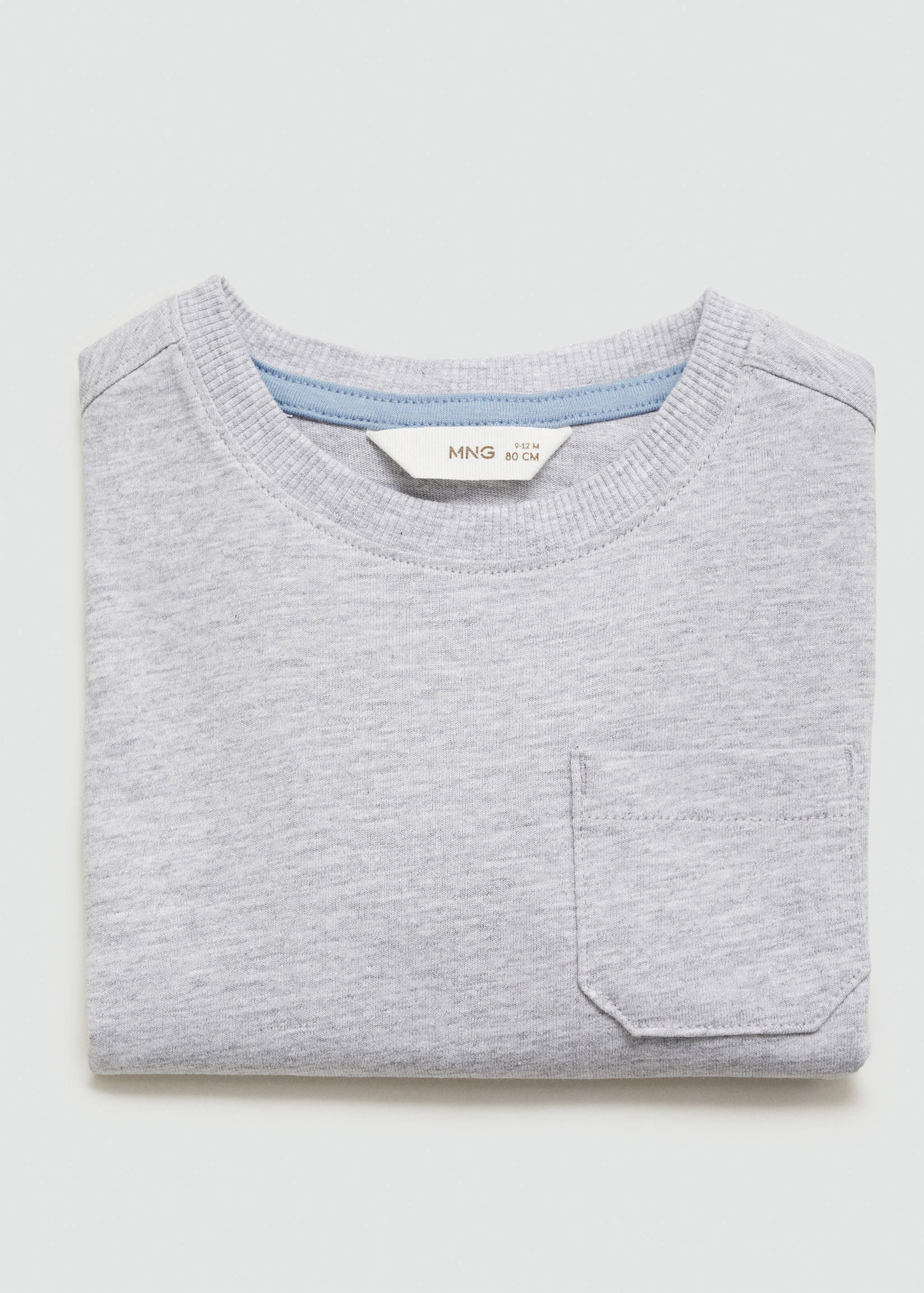 Long sleeve cotton t-shirt - Details of the article 8