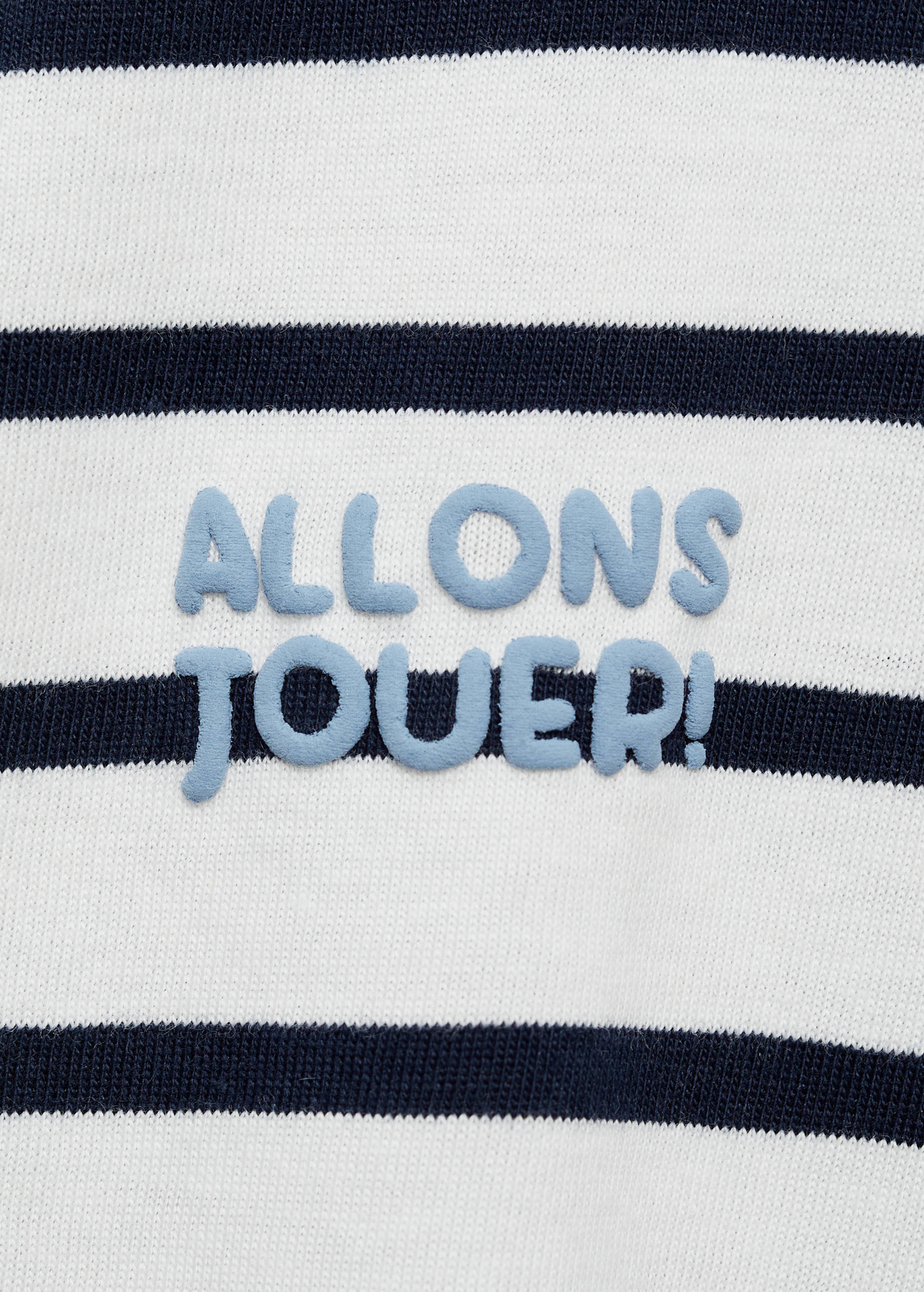 Striped cotton T-shirt - Details of the article 8