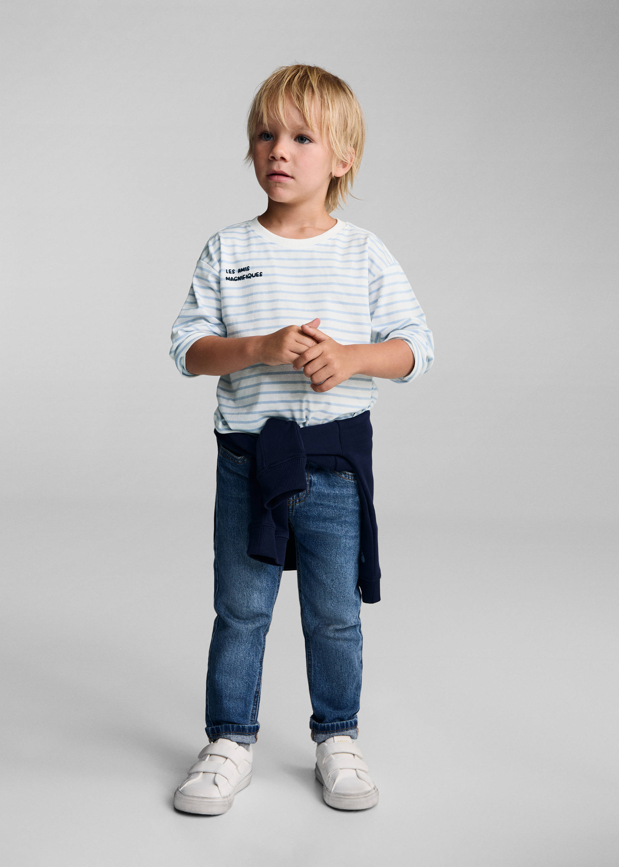 Camiseta manga larga estampada - Plano general