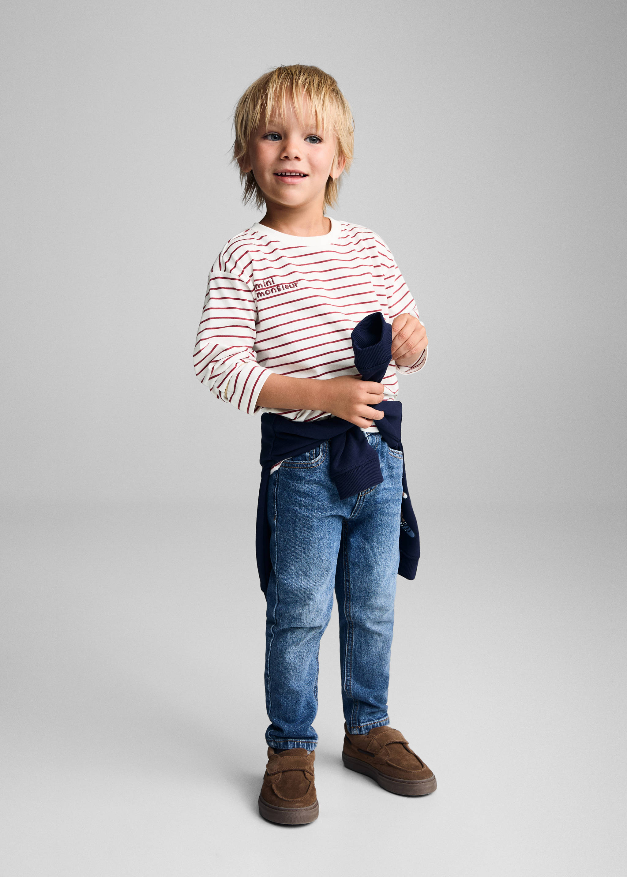 Camiseta manga larga estampada - Plano general