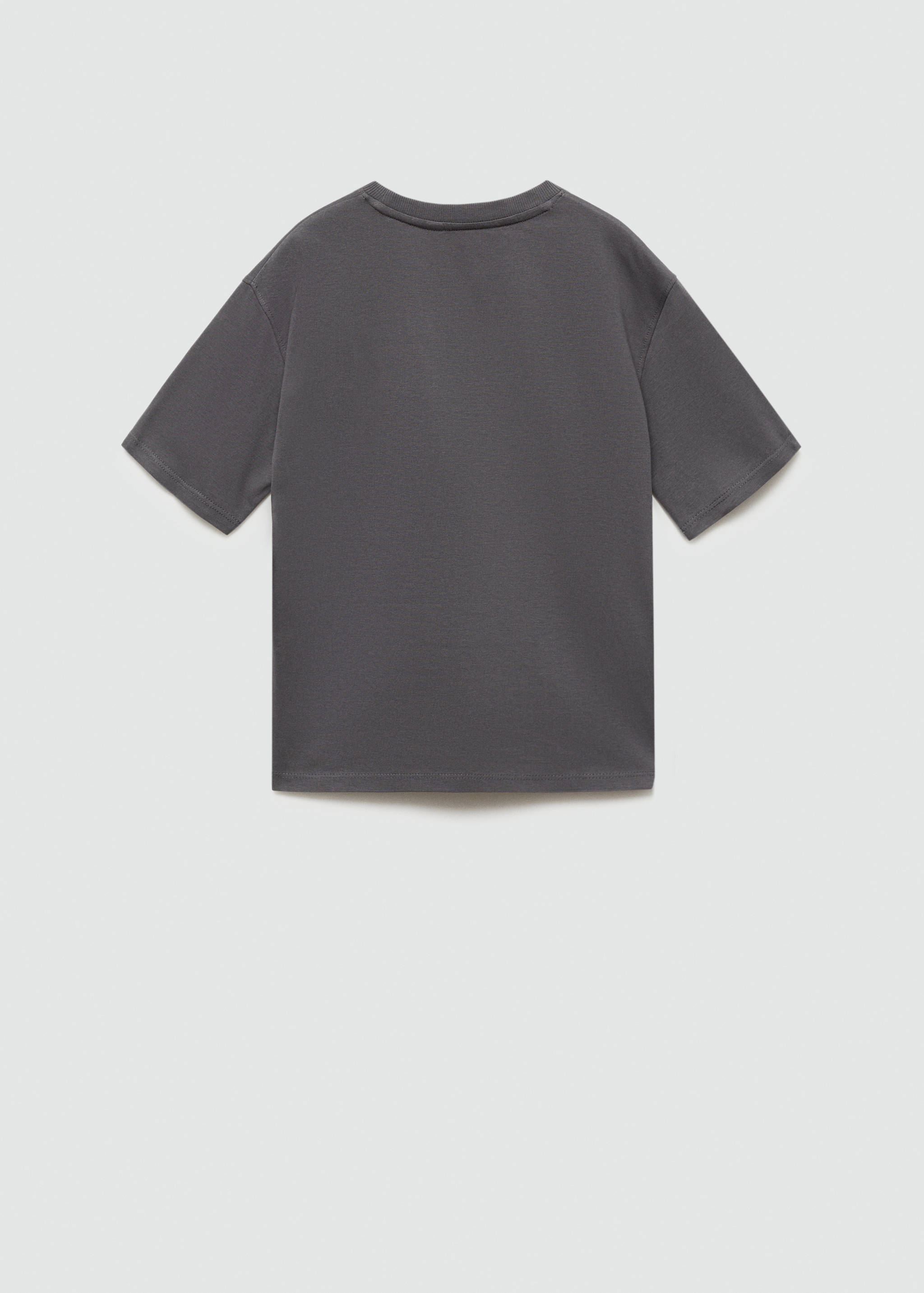 Printed cotton-blend T-shirt - Reverse of the article