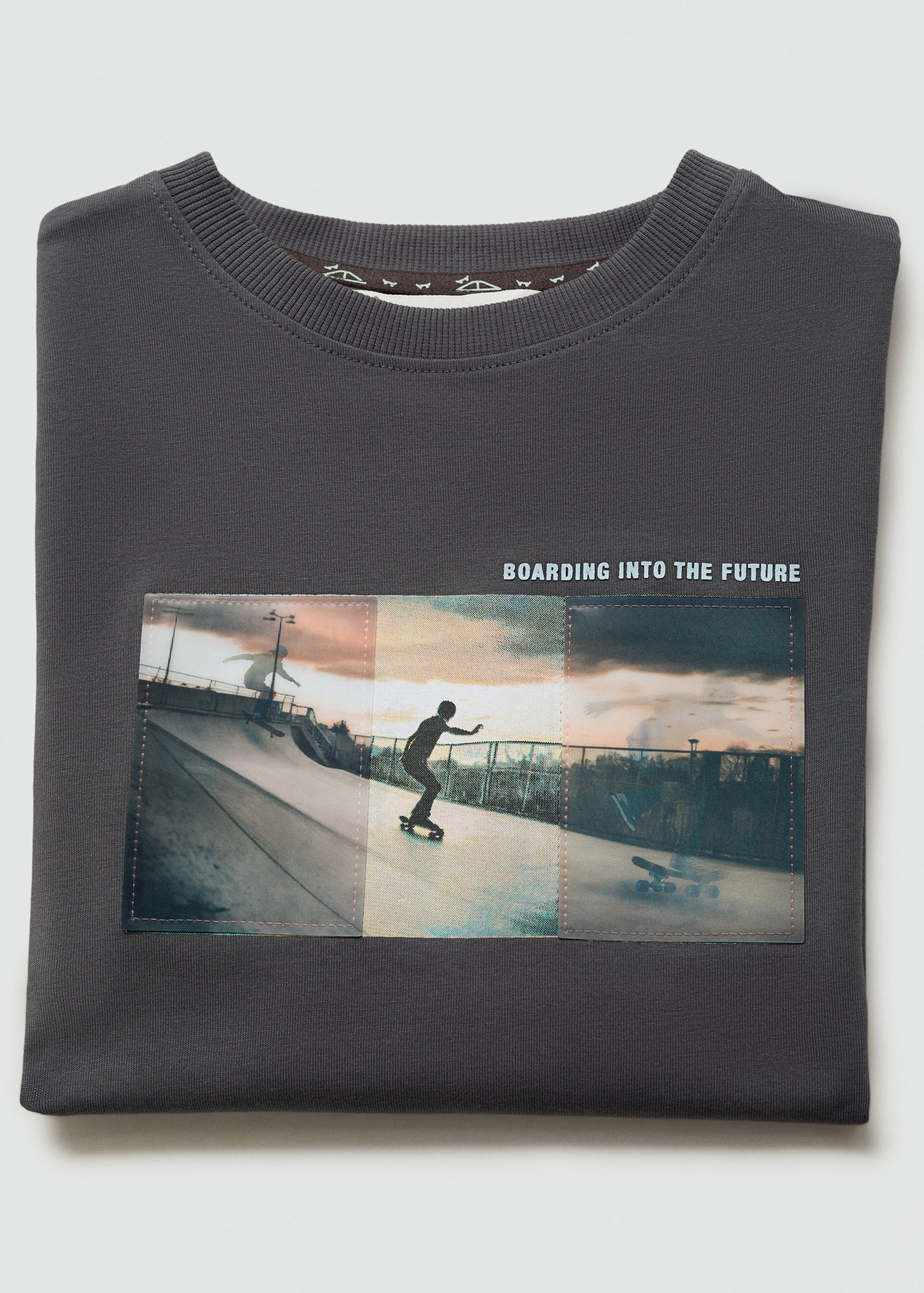 Printed cotton-blend T-shirt - Details of the article 8