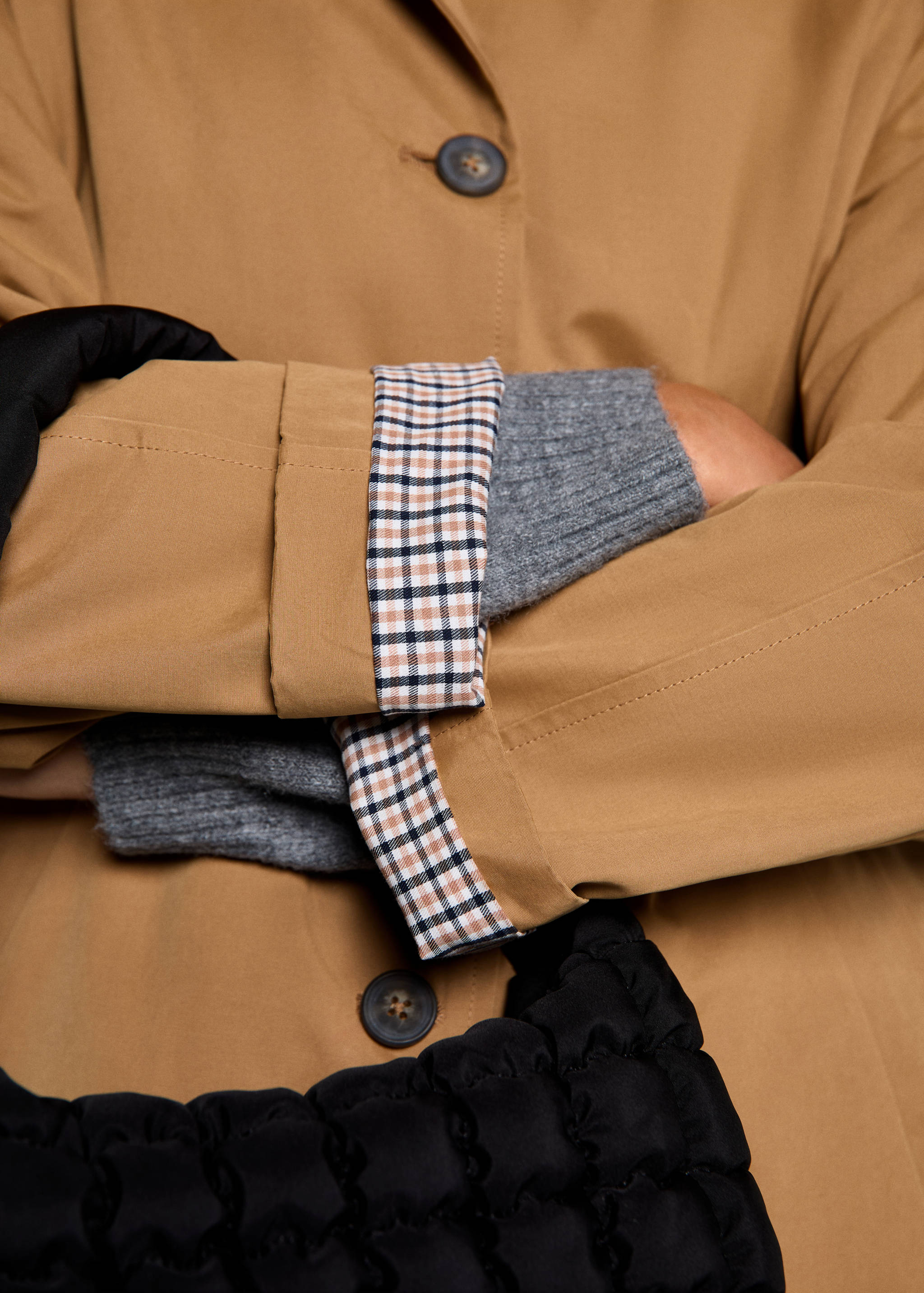 Classic long trench coat - Details of the article 2
