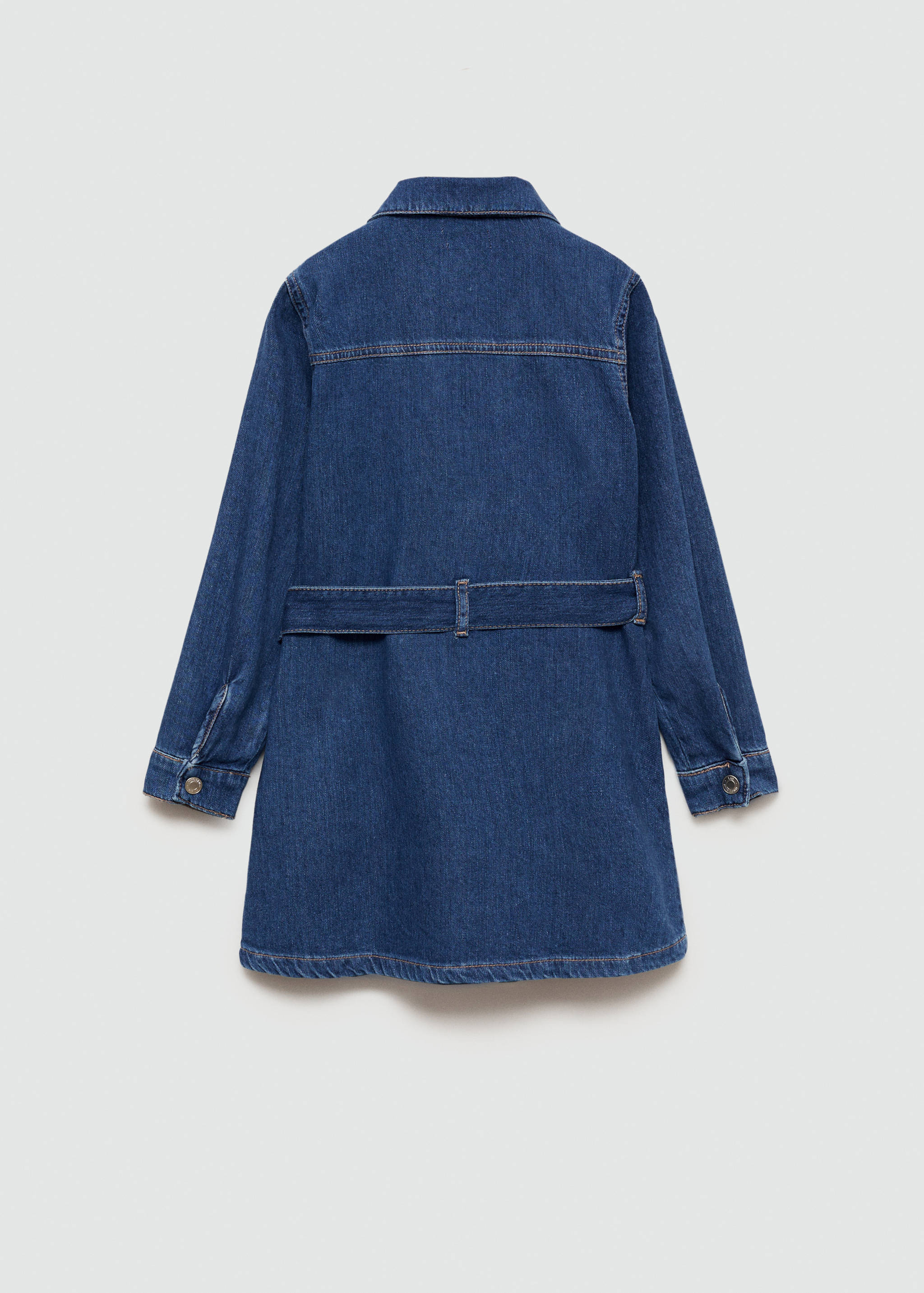 Denim shirt dress - Reverse of the article