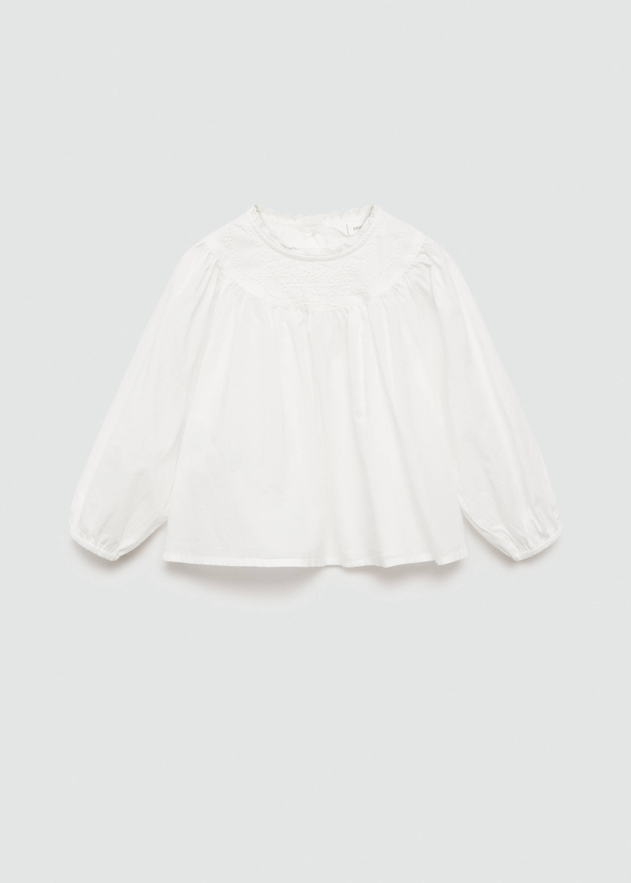 Embroidered cotton blouse - Article without model