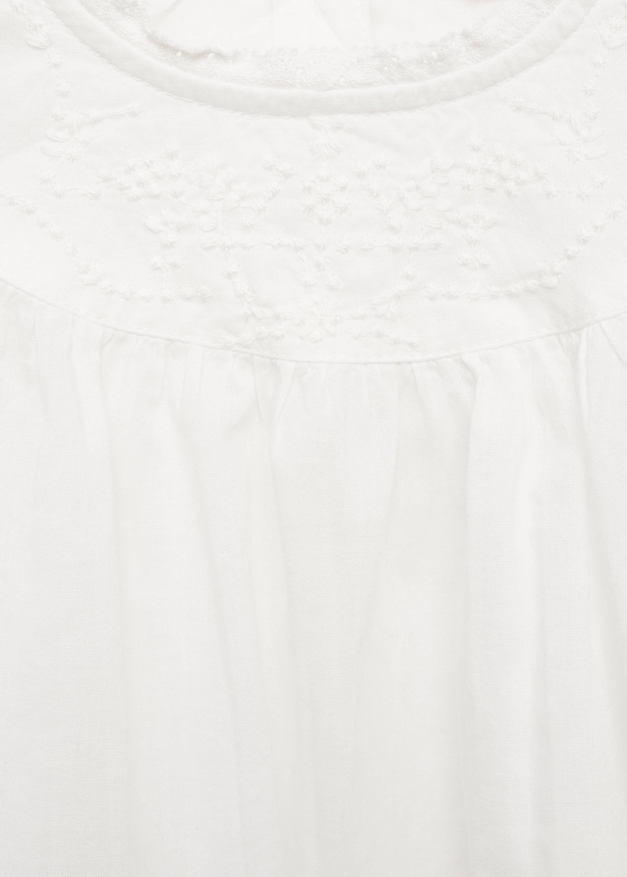 Embroidered cotton blouse - Details of the article 8