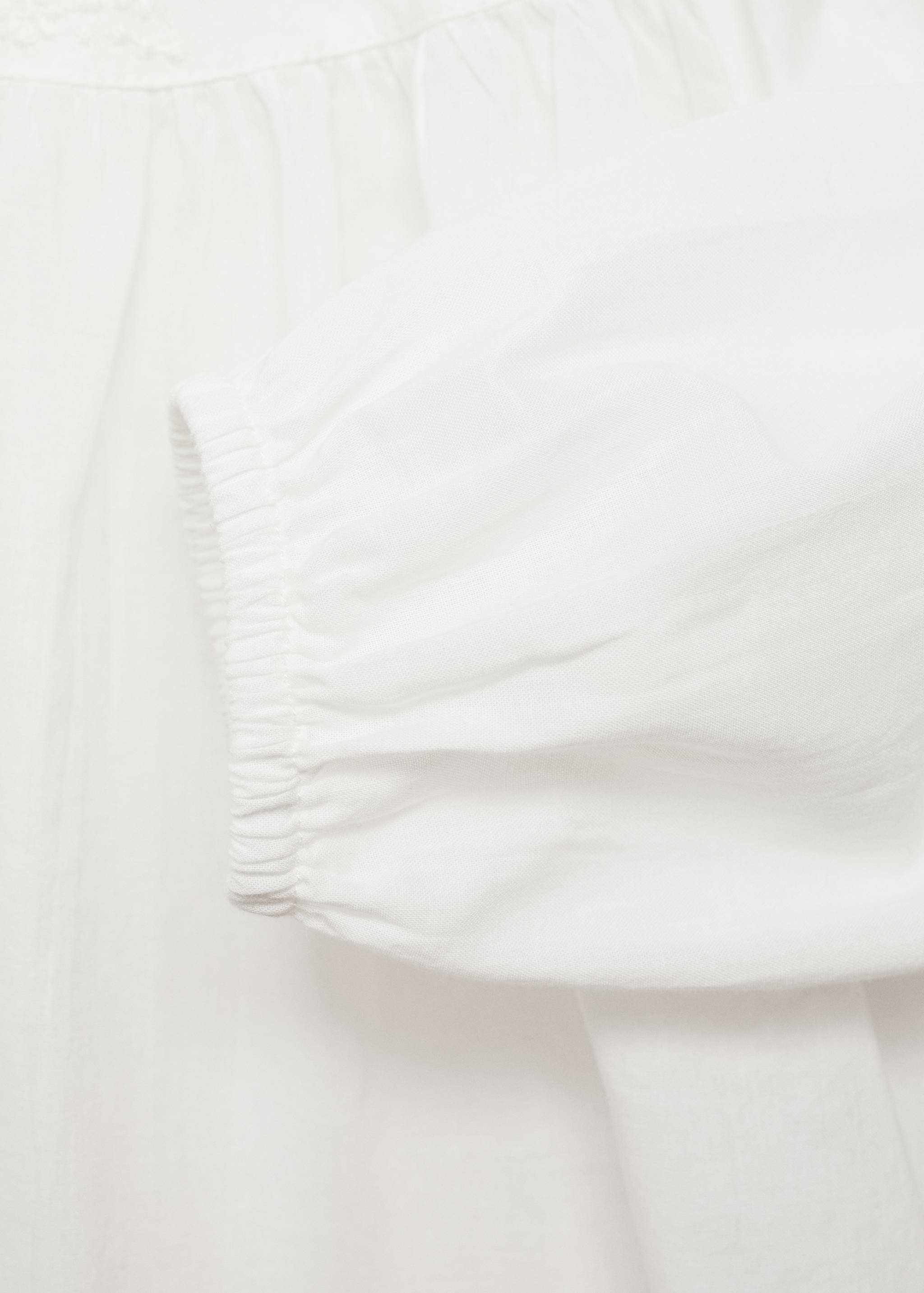 Embroidered cotton blouse - Details of the article 0
